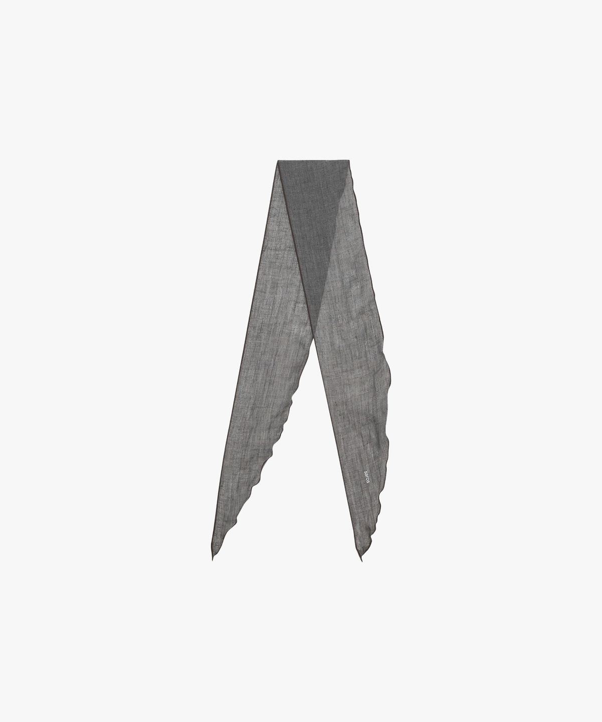 사로스(saros) Saros Natural Scarf - Charcoal