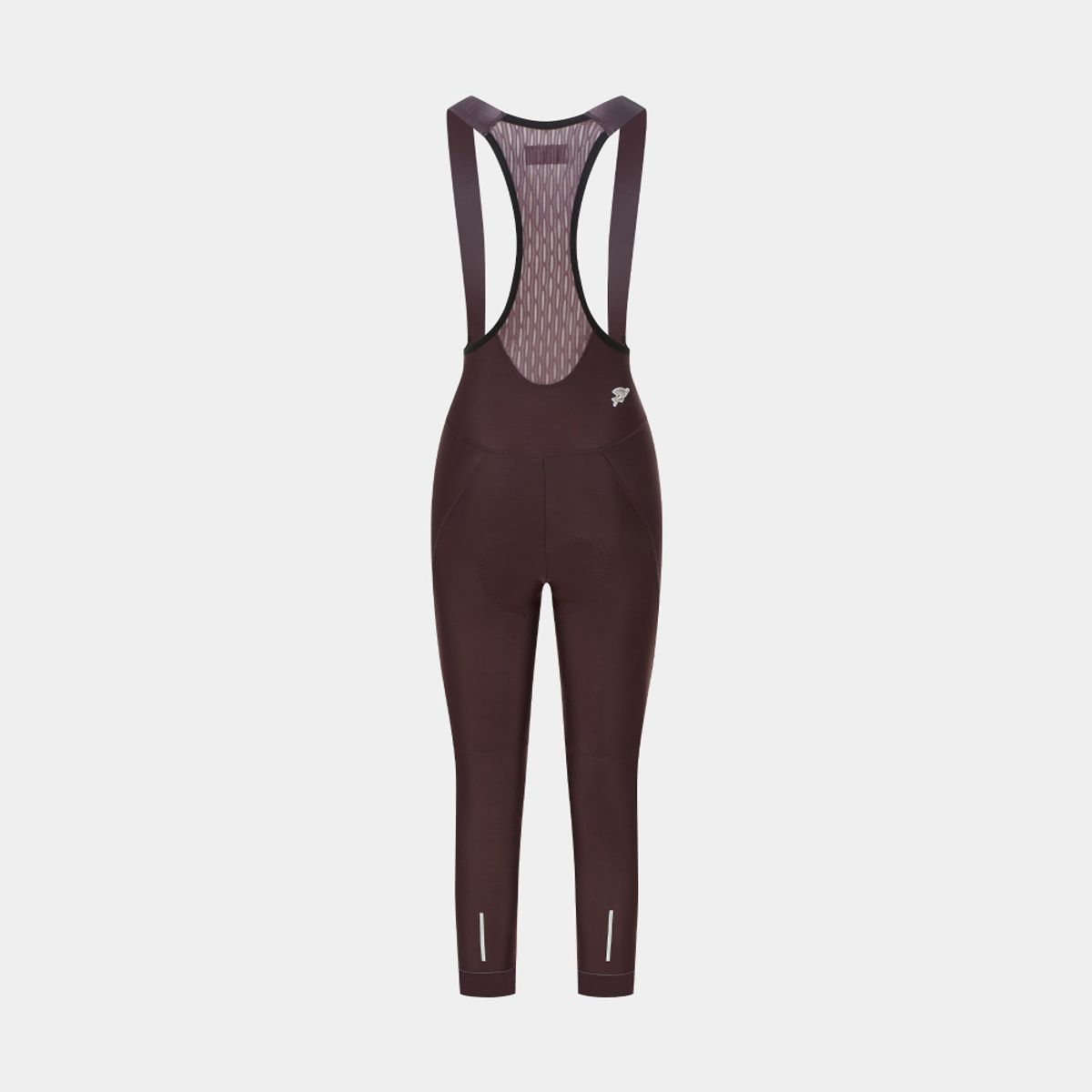 카페 드 사이클리스트(CAFE DU CYCLISTE) 마리 클래식 기모 빕 타이즈 레드 모스 여성