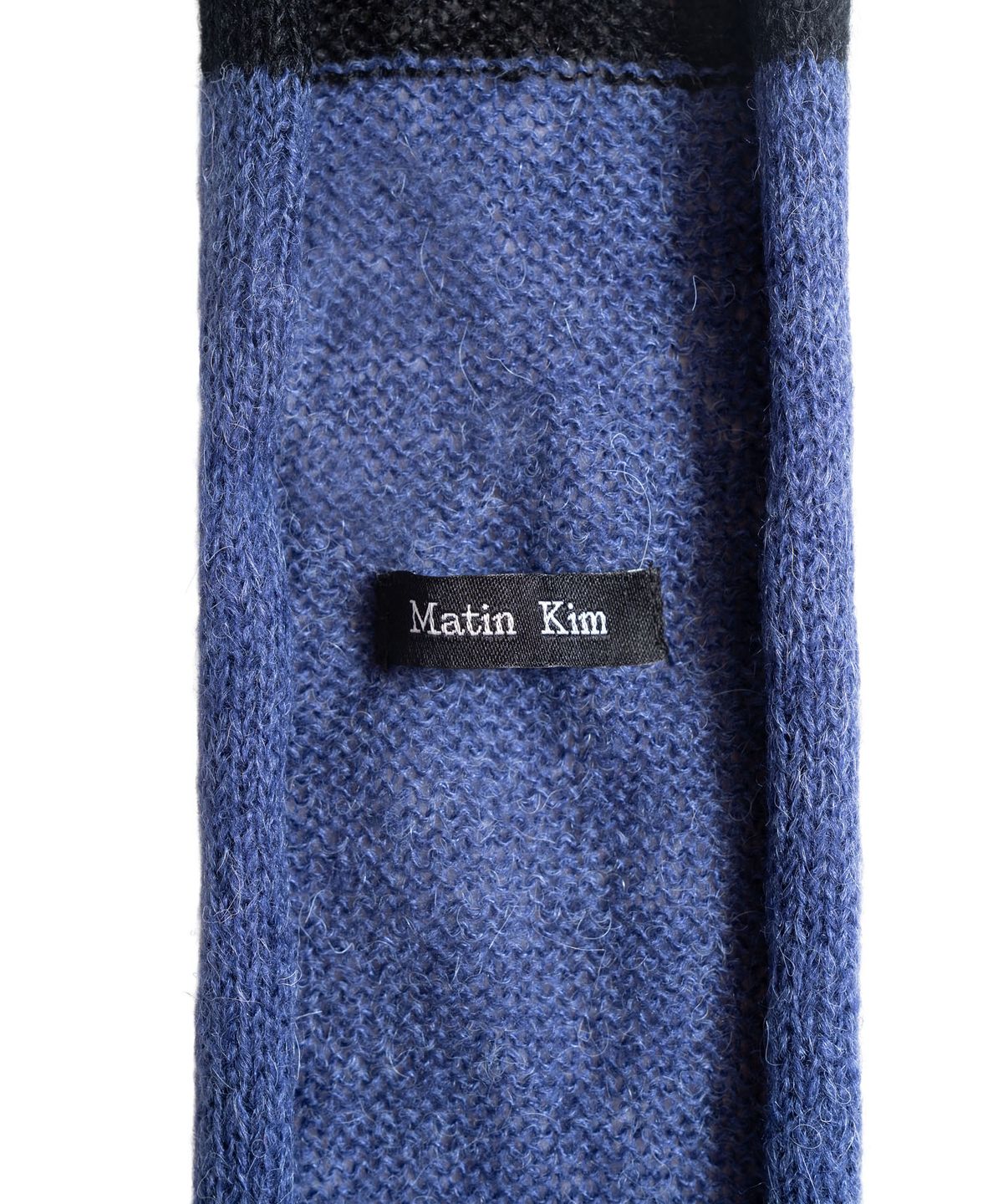 마뗑킴(MATIN KIM) MULTI STRIPE ALPACA BLENDED MUFFLER IN BLUE