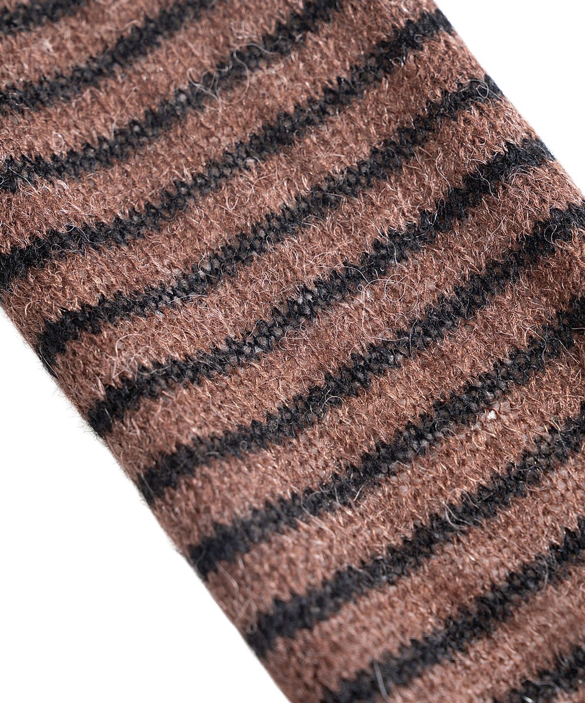마뗑킴(MATIN KIM) MULTI STRIPE ALPACA BLENDED MUFFLER IN BROWN