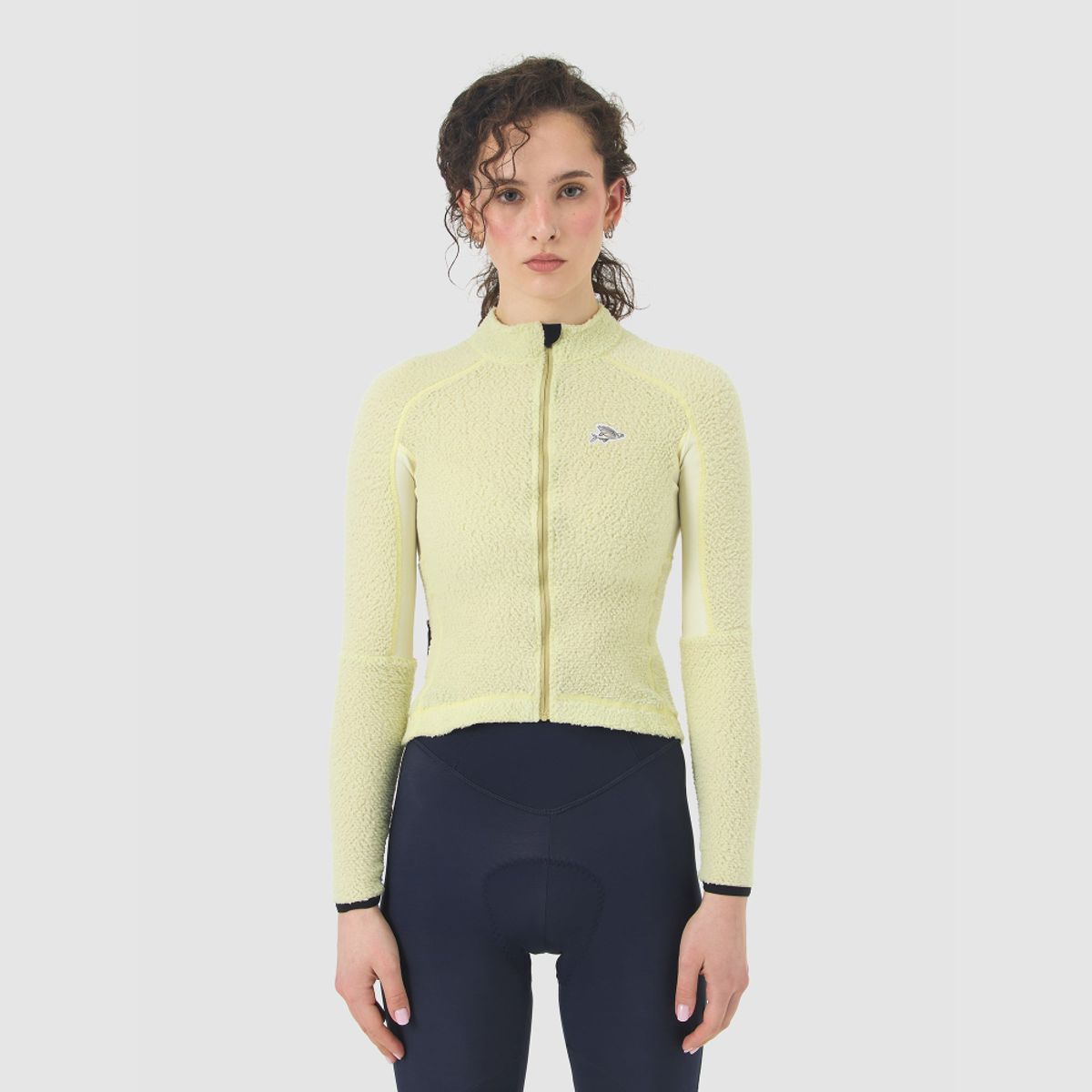 카페 드 사이클리스트(CAFE DU CYCLISTE) 이바나 아웃랜드 긴팔 져지 헤이 그린 여성