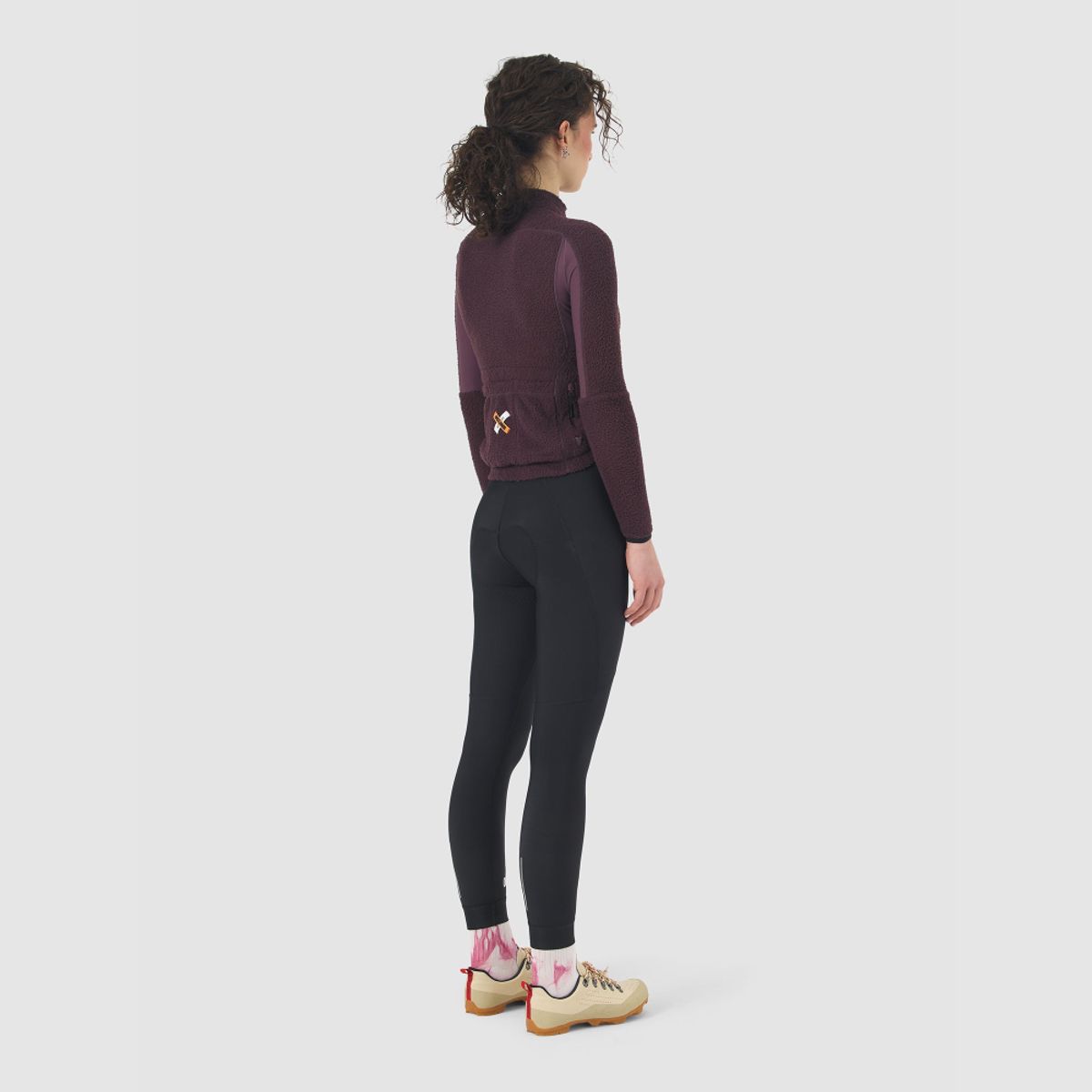 카페 드 사이클리스트(CAFE DU CYCLISTE) 이바나 아웃랜드 긴팔 져지 레드 모스 여성