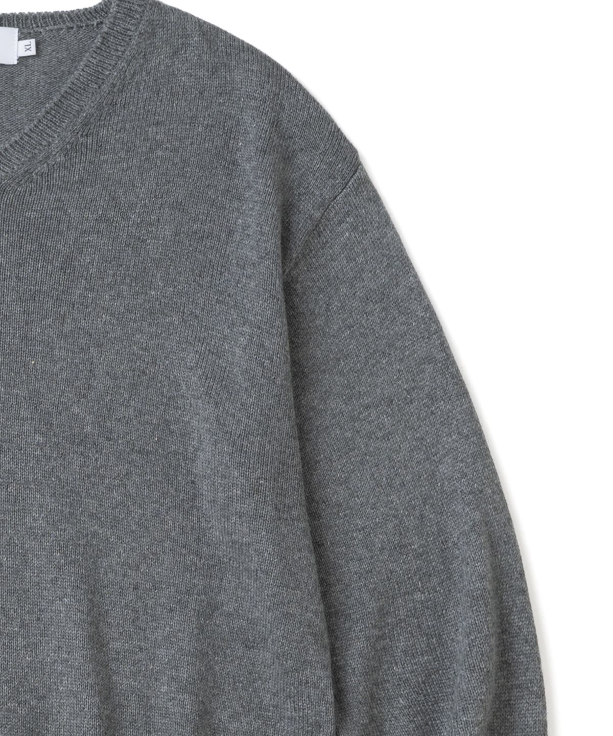 니티드(KNITTED) (UNISEX) 이지 울 블랜드 브이넥 니트 ( 3 Color )