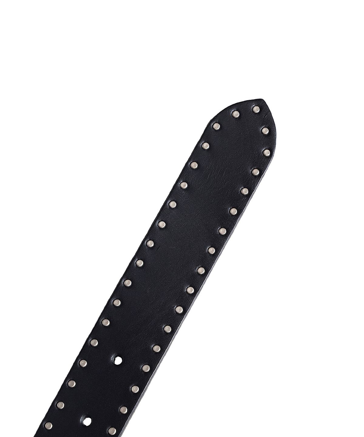 마뗑킴(MATIN KIM) MINI DOT STUD LEATHER BELT IN BLACK