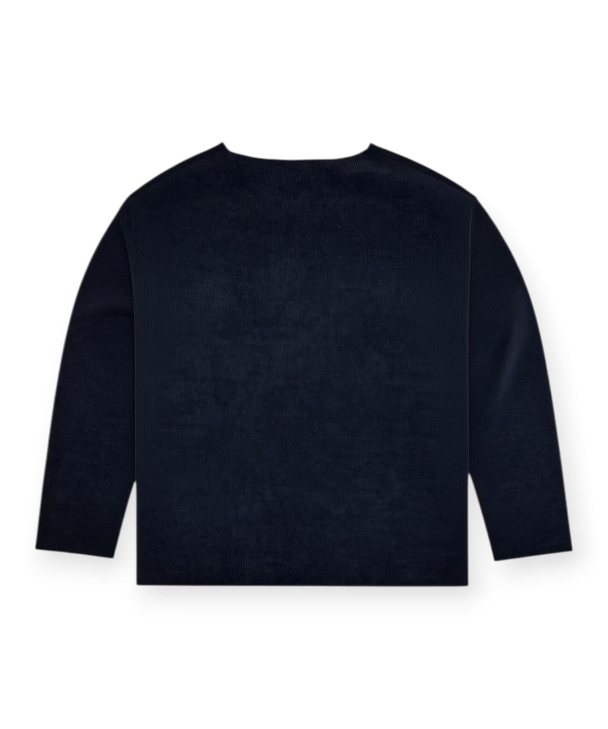 본슬리피(BORN SLIPPY) Crystal Cross Rib V Knit (Black)