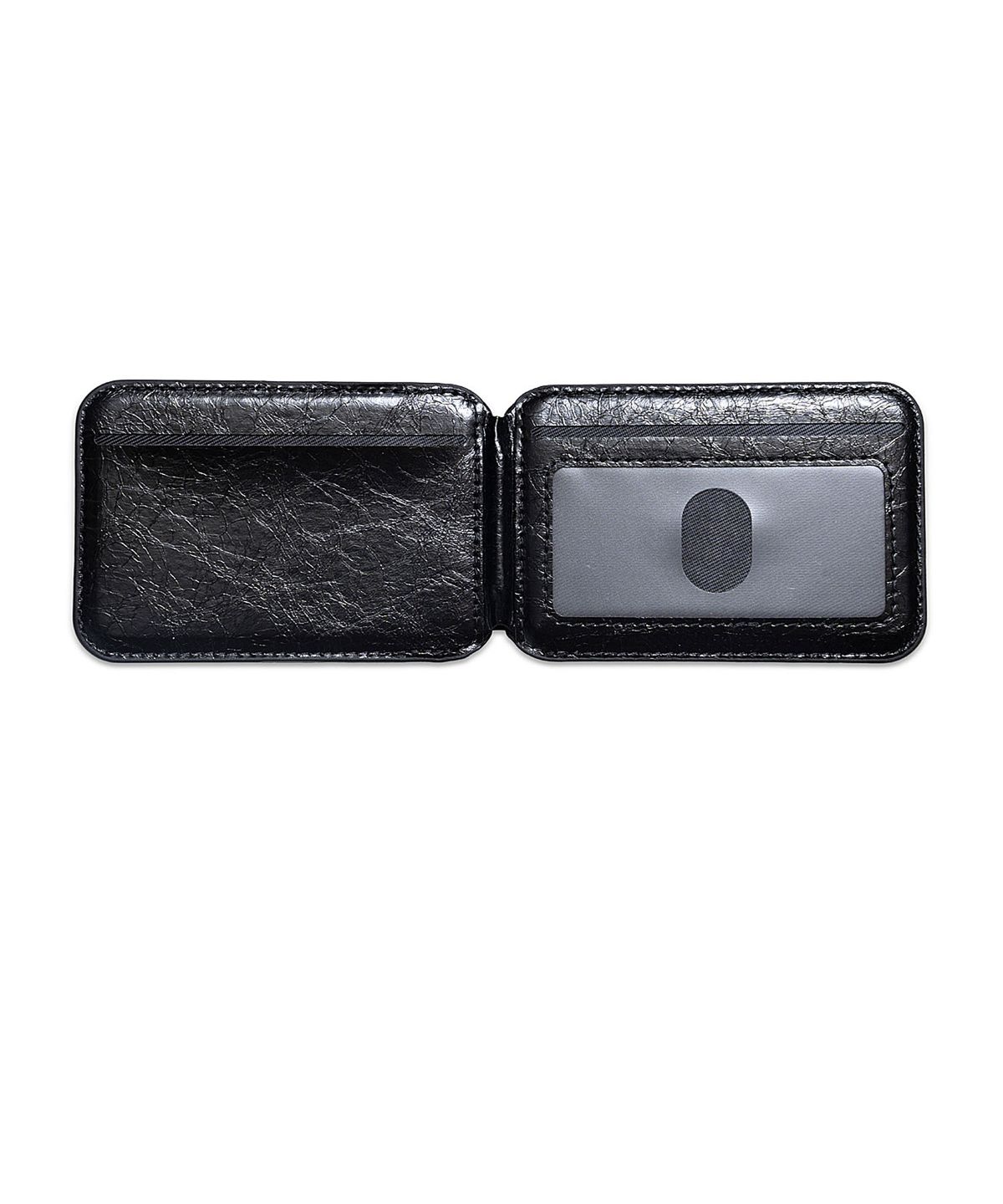 마뗑킴(MATIN KIM) MATIN MAGNETIC FLIP CARD WALLET IN BLACK