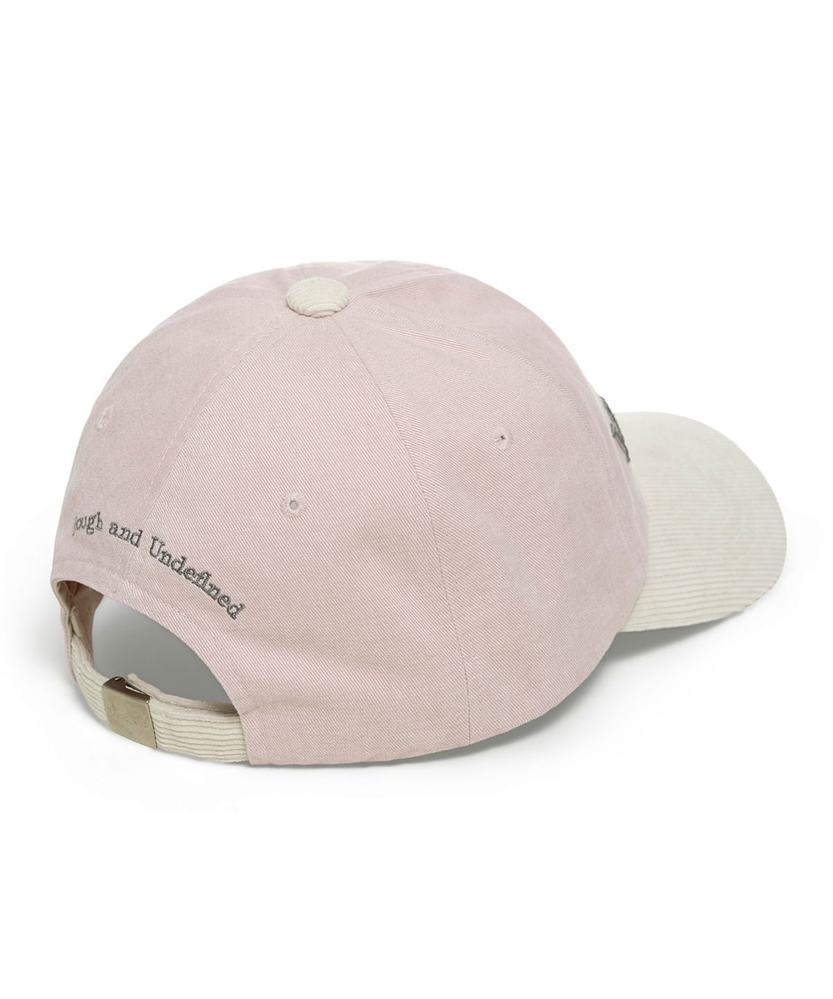 마뗑킴(MATIN KIM) MATIN CLASSIC LOGO CORDUROY BRIM BALL CAP IN PINK