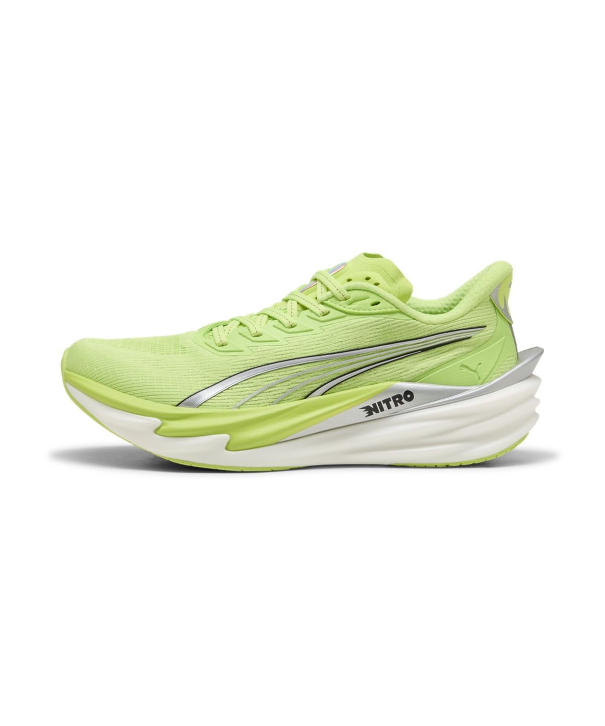 푸마(PUMA) 디비에이트 나이트로 4 우먼스 - 써니 라임:푸마 실버 / 312124-35