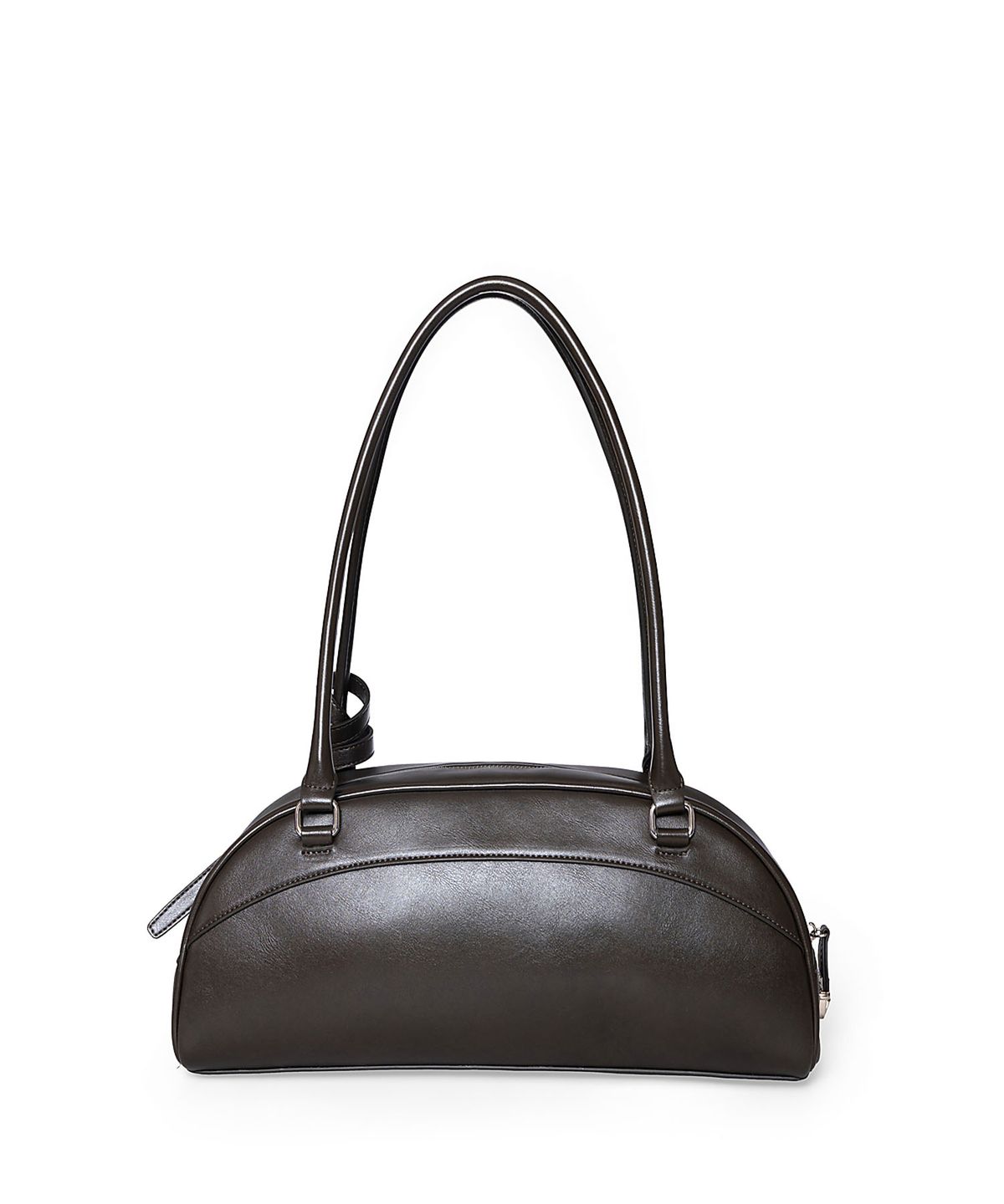 마뗑킴(MATIN KIM) HALFMOON BOWLING BAG IN DARK KHAKI