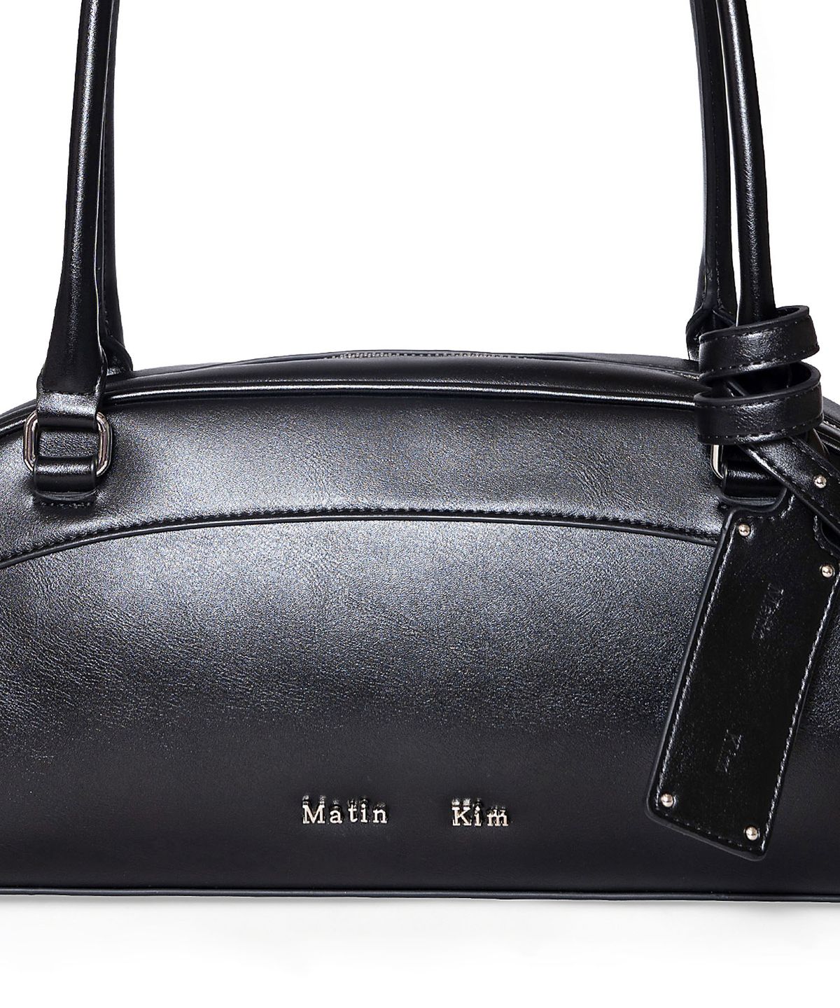 마뗑킴(MATIN KIM) HALFMOON BOWLING BAG IN BLACK
