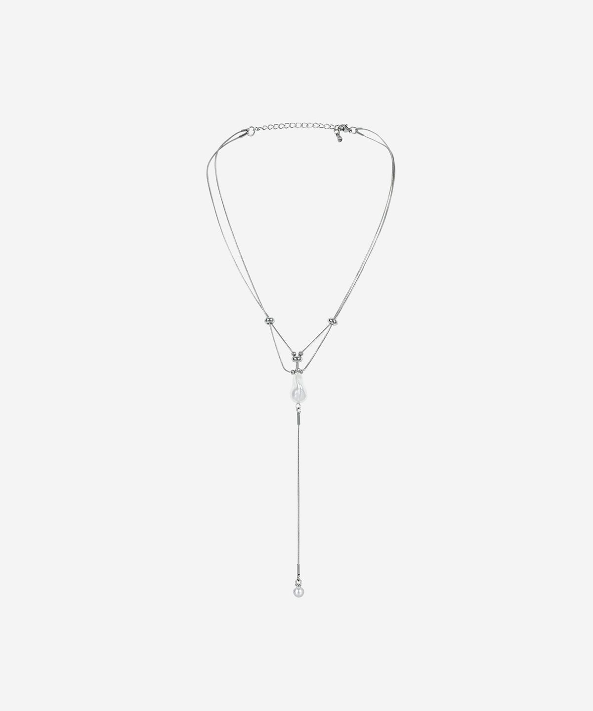 뉴얼린(NEWALRIN) Pearl Double-Strand Necklace