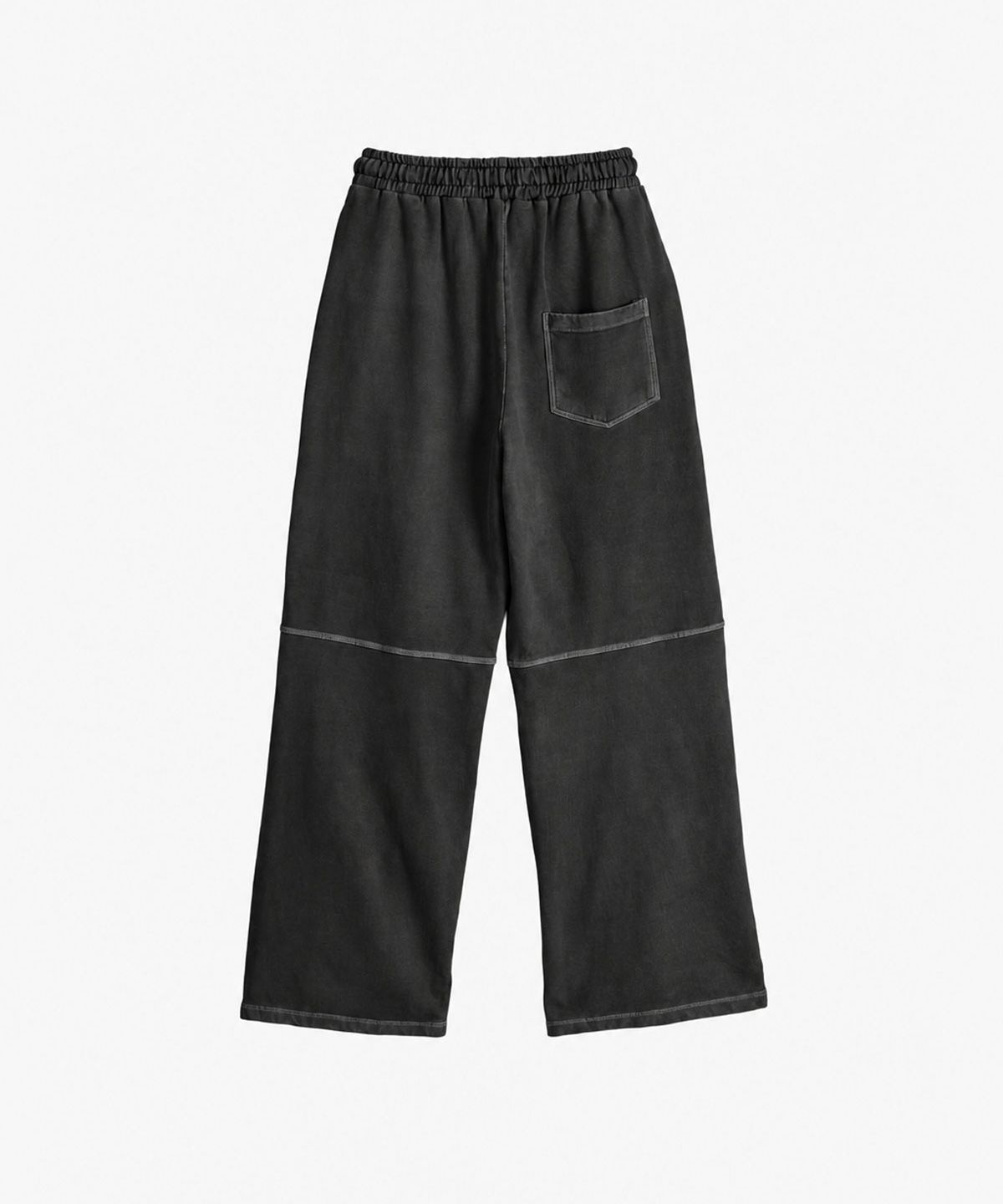 이넥시스(INEXCIS) 슬래커 와이드 스웻팬츠 (Washed Black)