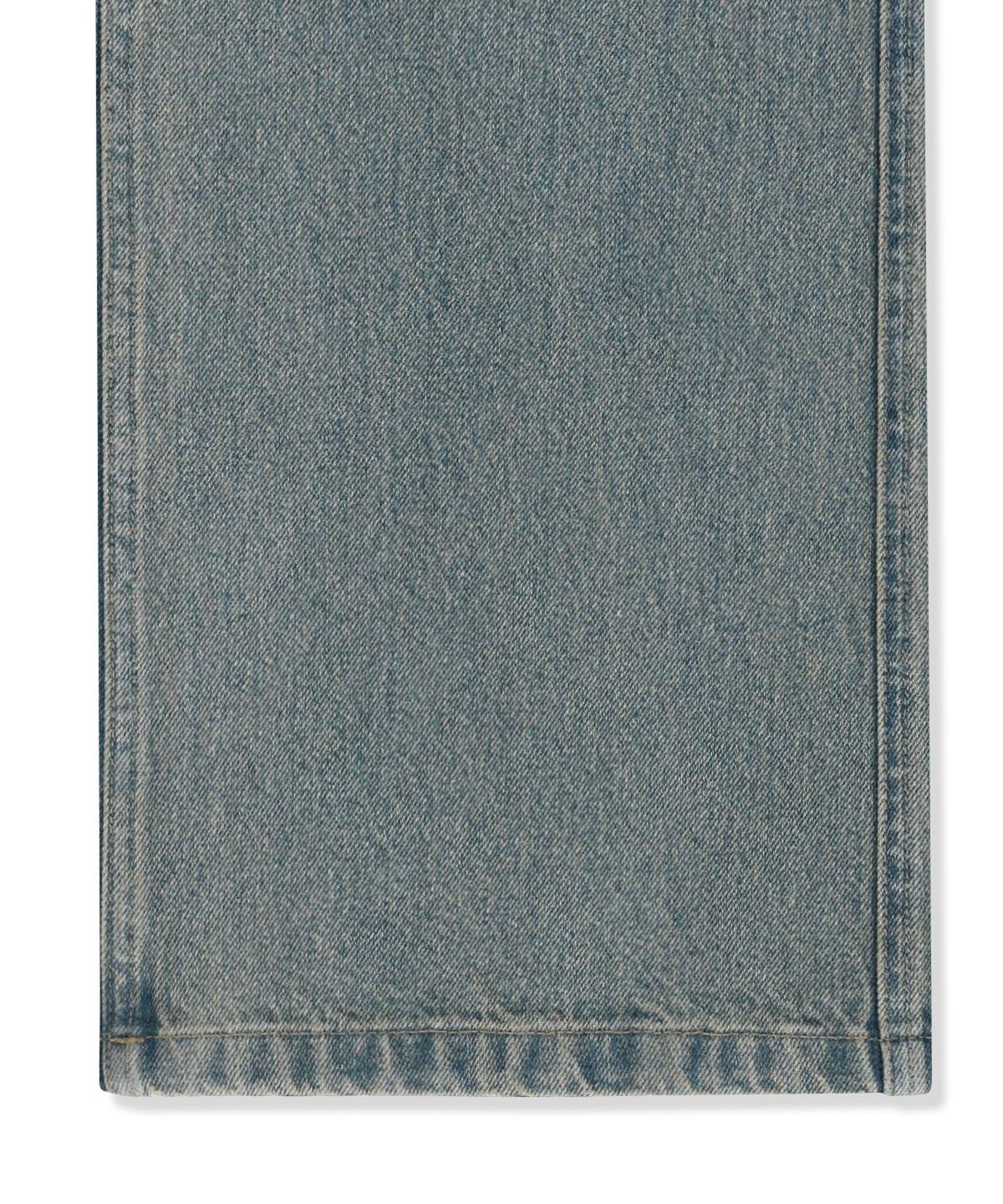 마뗑킴(MATIN KIM) APRON LAYERED DENIM PANTS IN BLUE