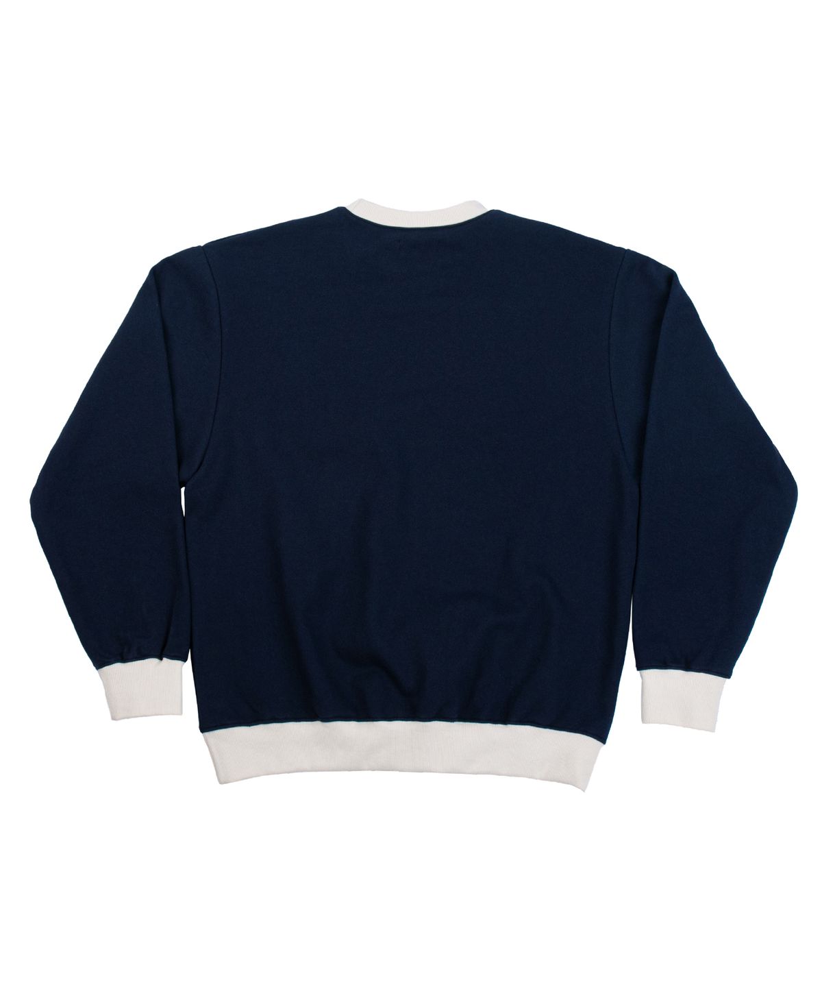 세러데이 레저 클럽(SATURDAY LEISURE CLUB) Saturday Yacht Club Logo Leisure Sweatshirt(Unisex) - Dark Navy & Ivory