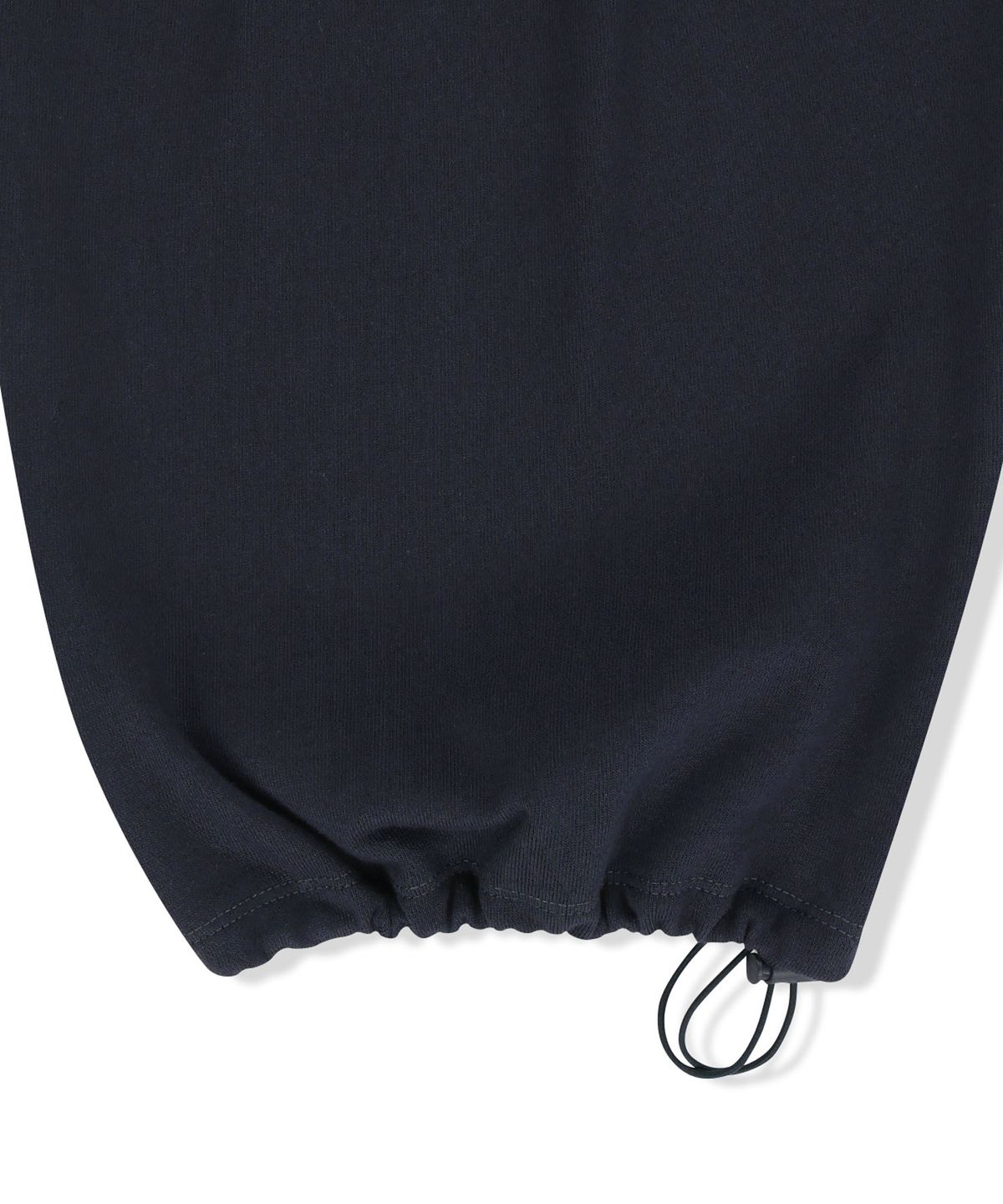 마뗑킴(MATIN KIM) SNAP TUCK WASHED SWEATPANTS IN NAVY