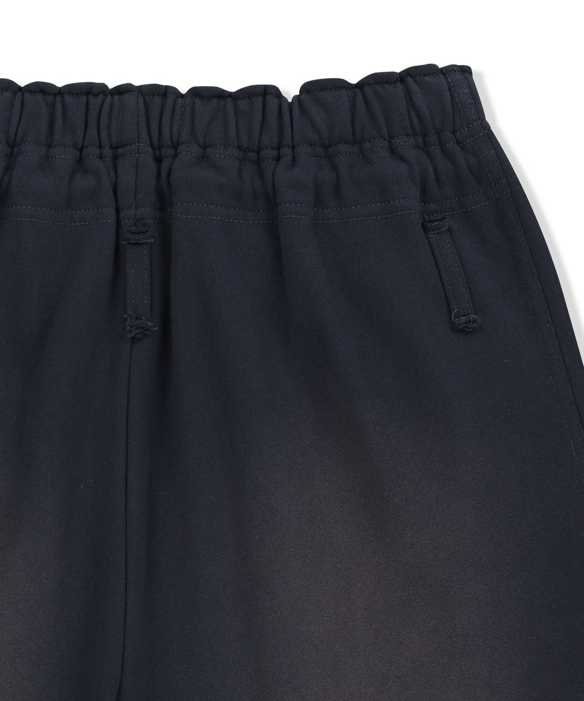 마뗑킴(MATIN KIM) SNAP TUCK WASHED SWEATPANTS IN NAVY