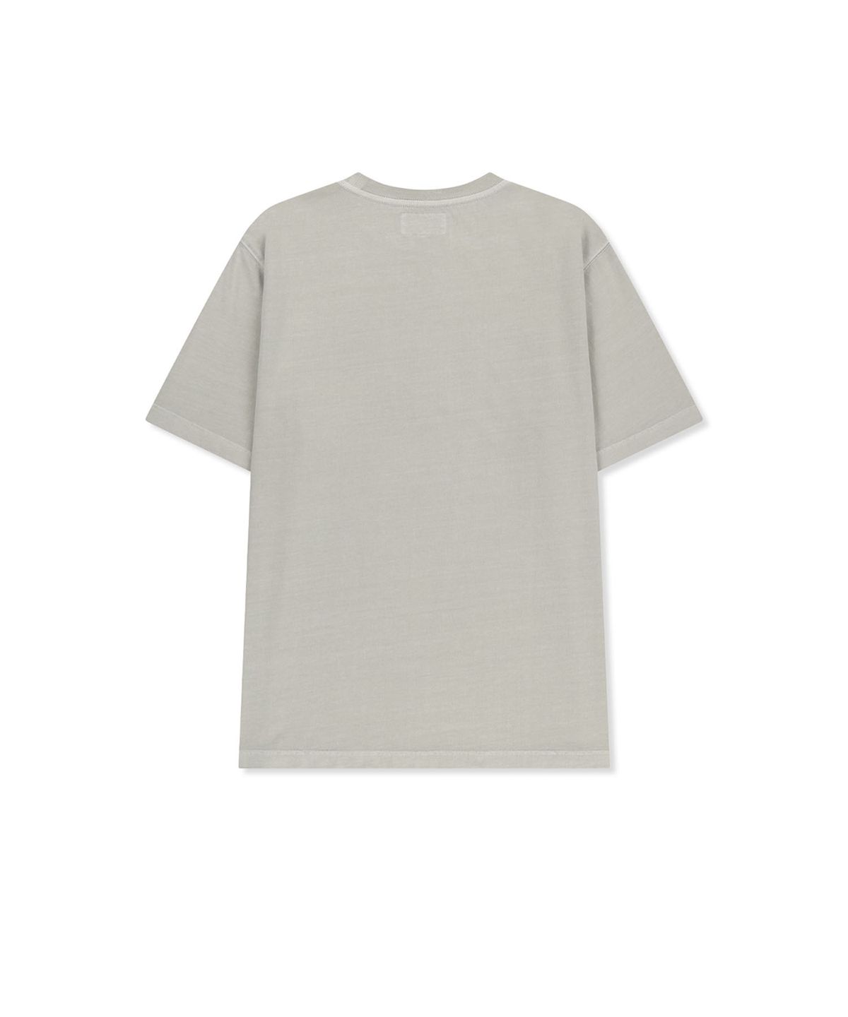 마뗑킴(MATIN KIM) WAFFLE APPLIQUE LOGO TOP IN LIGHT BEIGE