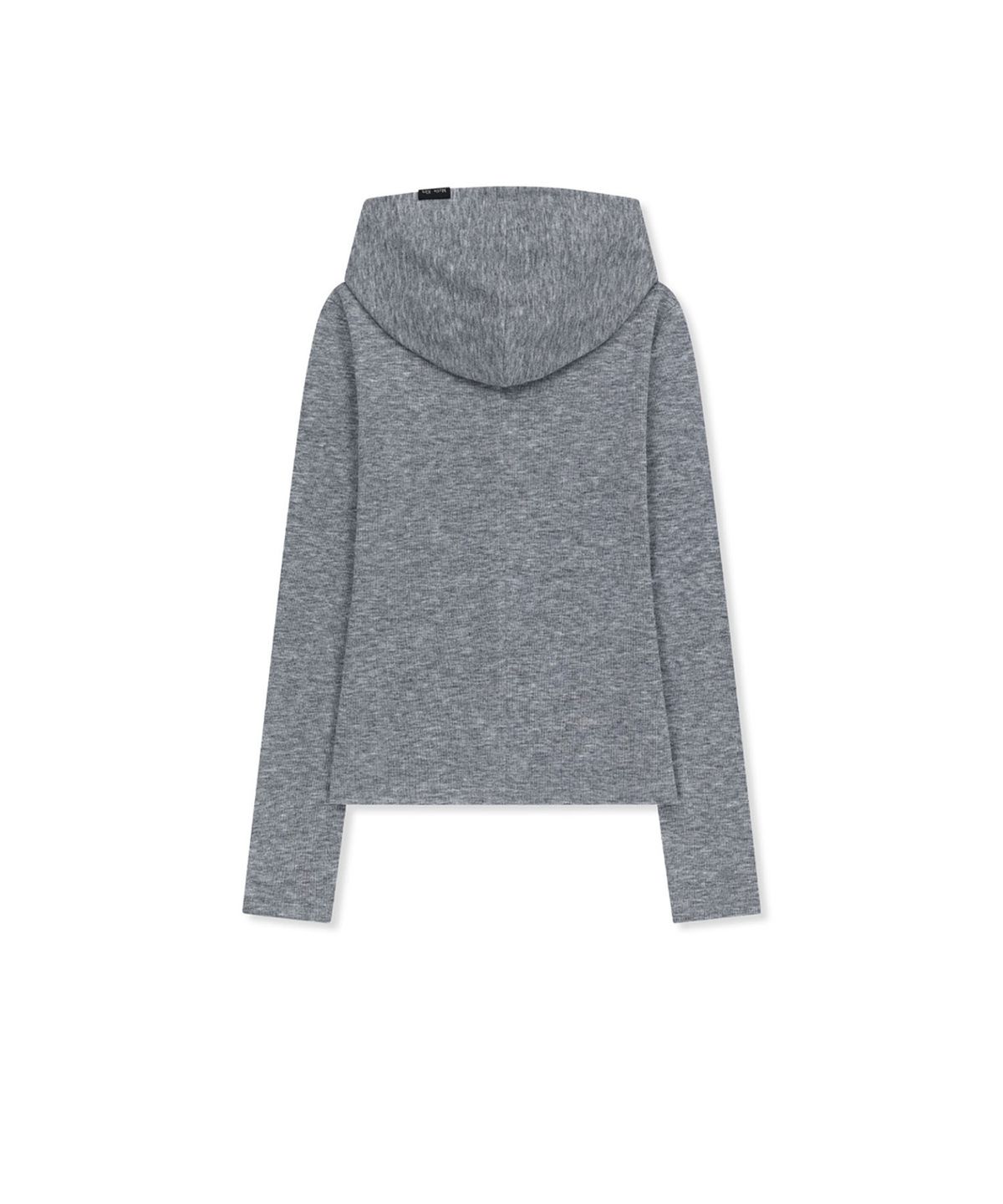 마뗑킴(MATIN KIM) DOUBLE LAYER BUTTON HOOD TOP IN GREY