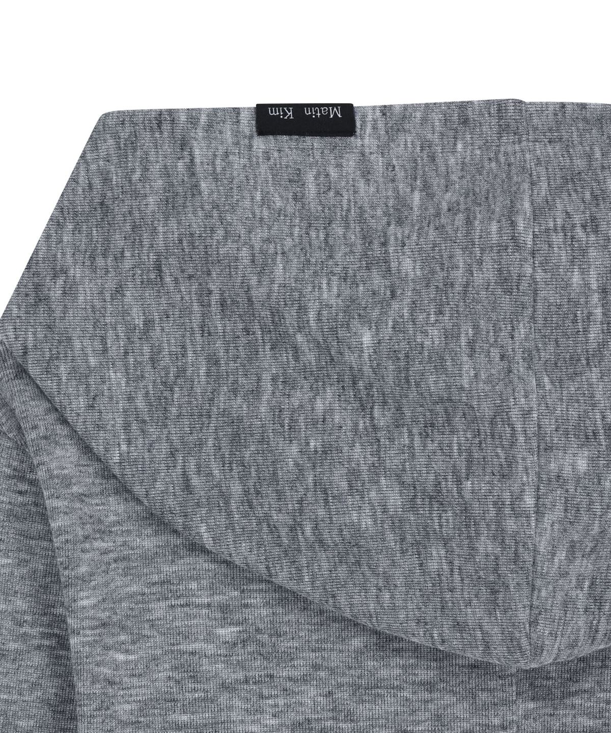 마뗑킴(MATIN KIM) DOUBLE LAYER BUTTON HOOD TOP IN GREY