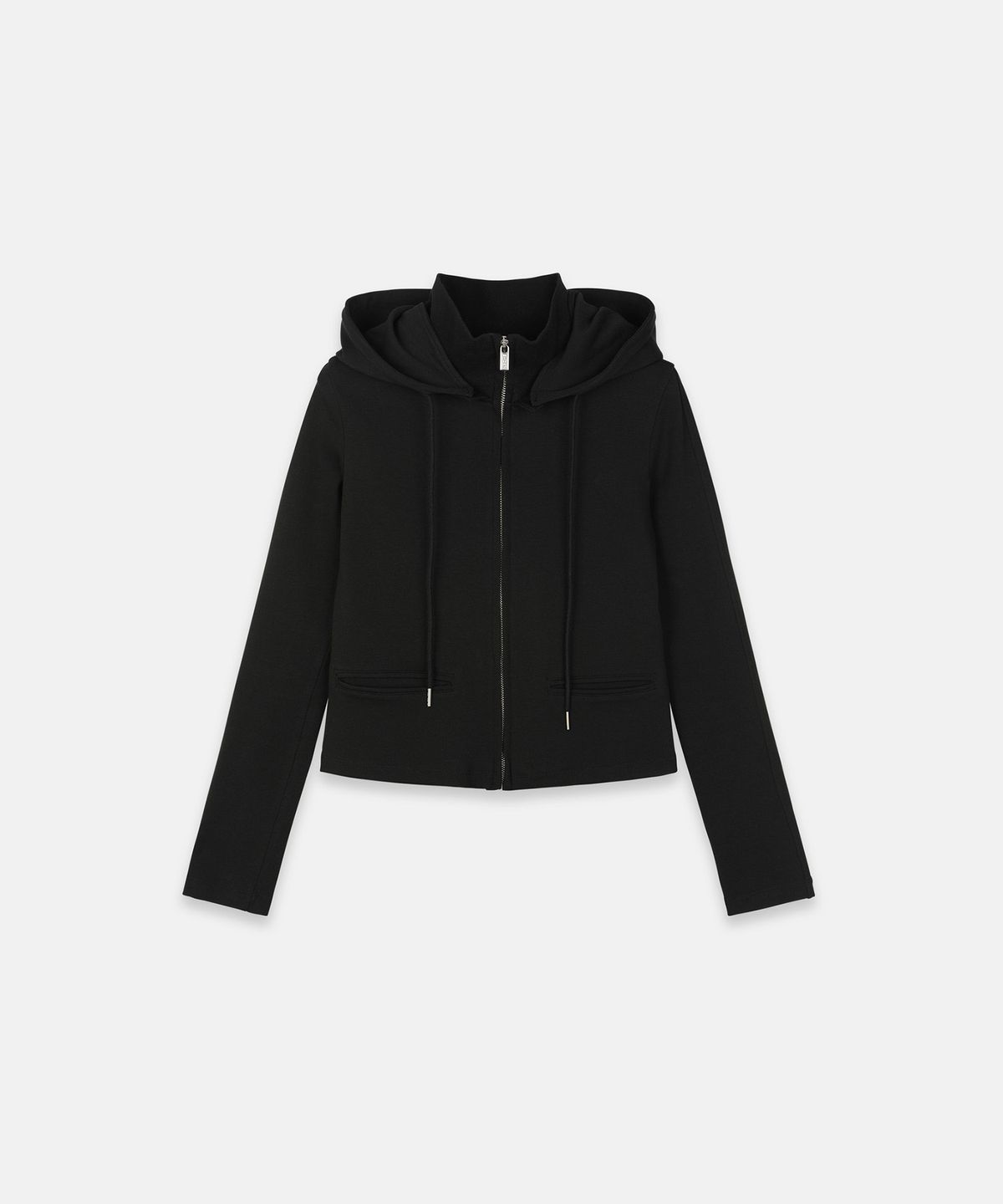 나체(NACHE) DETACHABLE HOODIE ZIP-UP BLACK