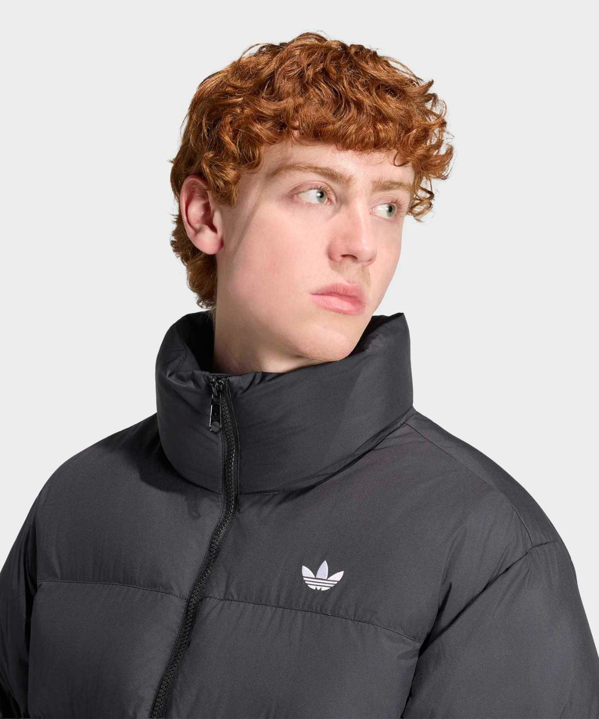 아디다스(ADIDAS) 스탠드 칼라 리젠 재킷 - 블랙 / KR7190