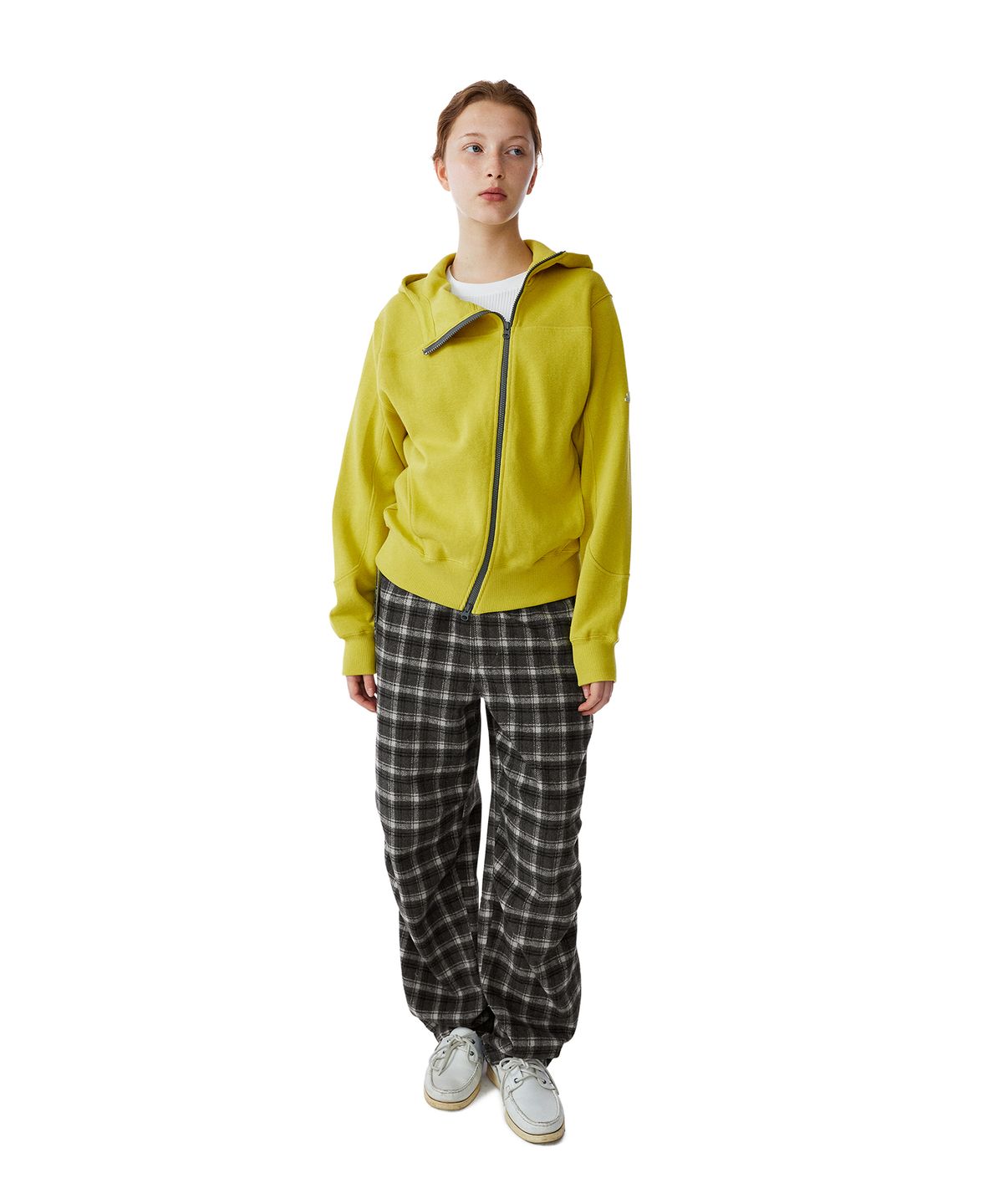 썬러브투어(SUNLOVETOUR) Plaid Swing Pants Grey