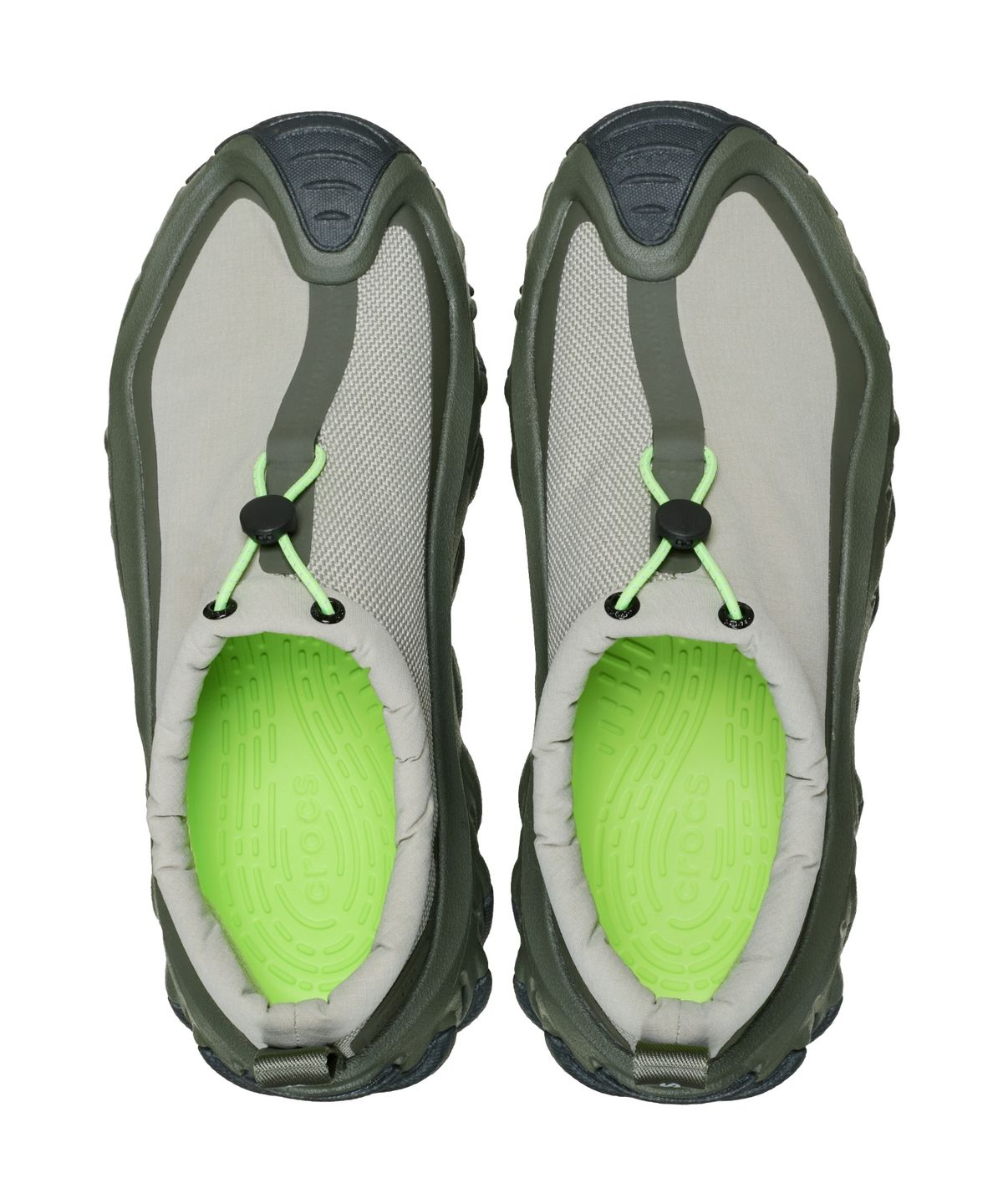 크록스(CROCS) 에코 엘리먼트 - 더스티 올리브:라임 버스트 / 213455-3DI
