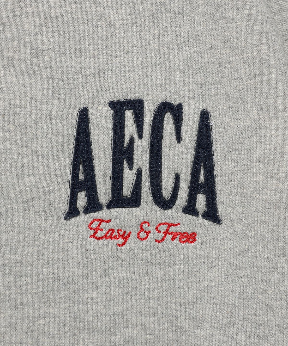 에이카화이트(AECA) [기모] AECA ARCH FELT BRUSHED ZIP UP HOODIE (4color)