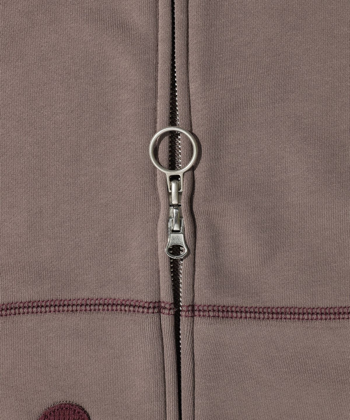 에이카화이트(AECA) AECA WAFFLE PATCH ZIP UP HOODIE (2color)