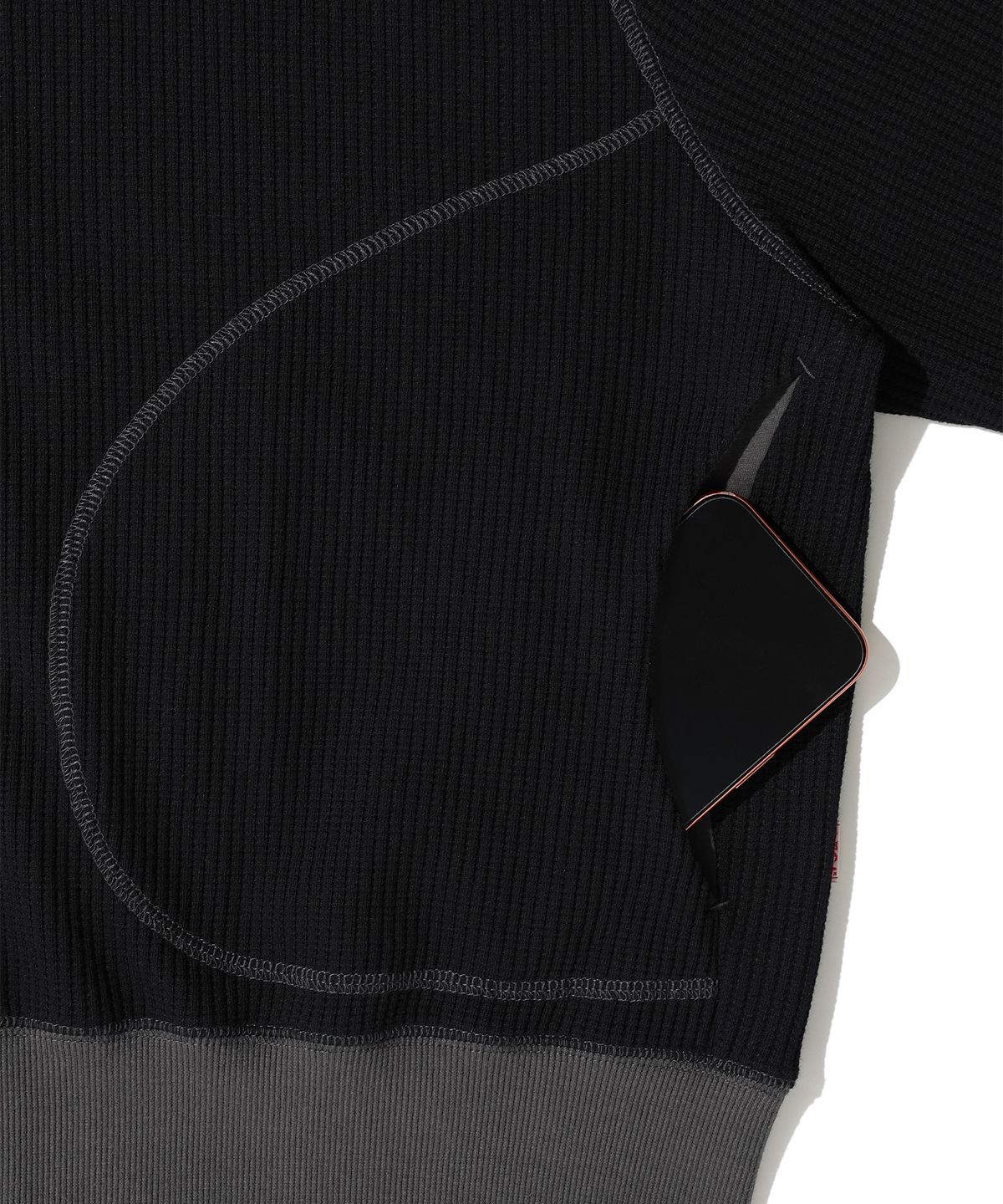 에이카화이트(AECA) AECA LINED WAFFLE ZIP UP HOODIE (2color)