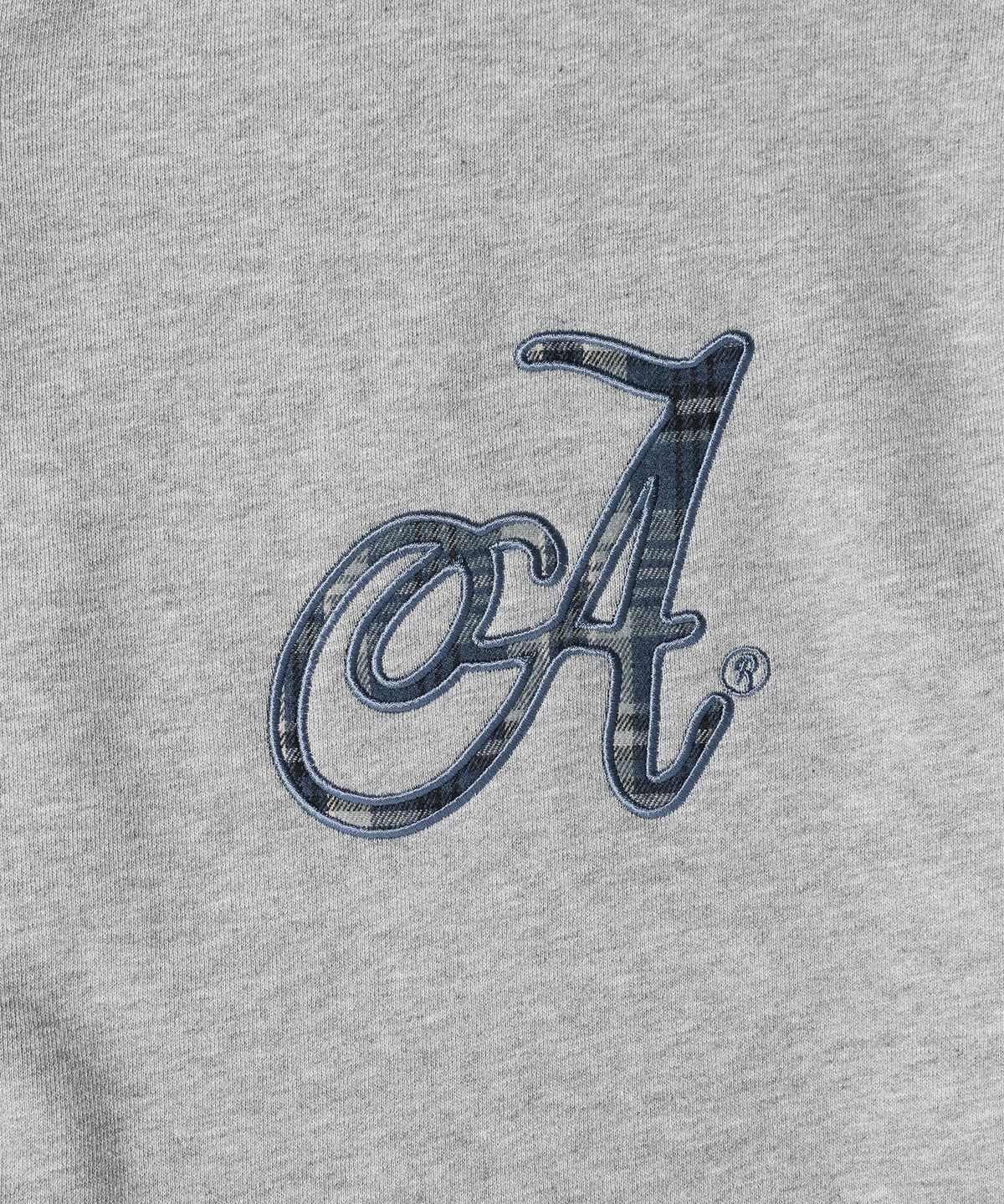 에이카화이트(AECA) AECA REVERSIBLE CHECK ZIP UP HOODIE-MELANGE GREY