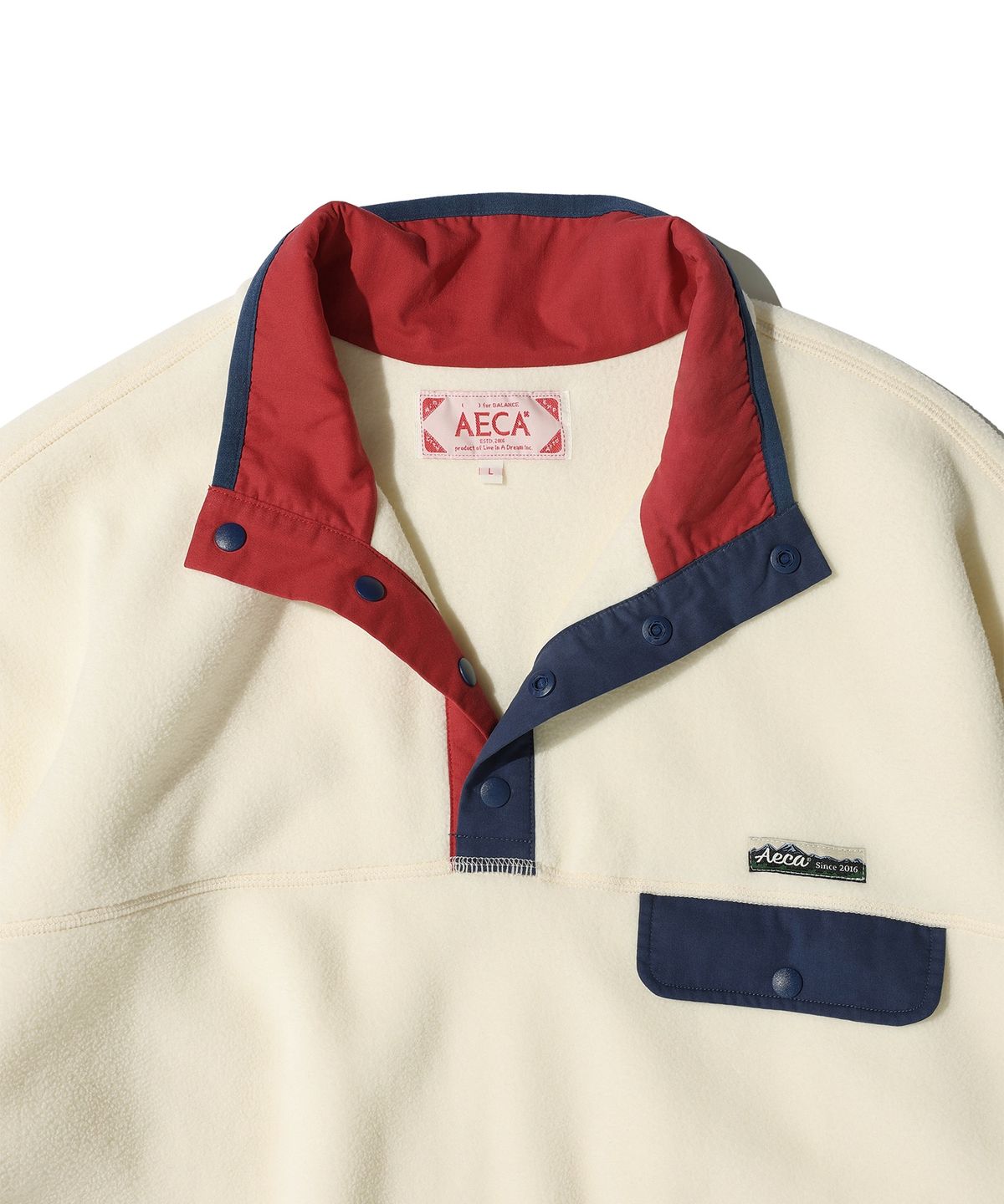 에이카화이트(AECA) EVERYDAY AECA FLEECE HALF ZIP UP (5color)