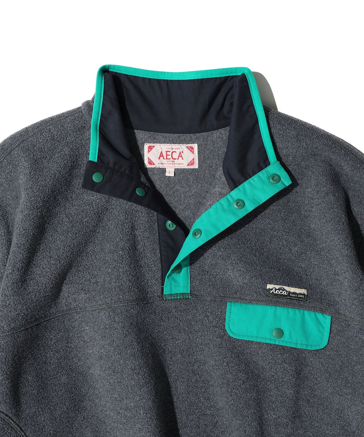 에이카화이트(AECA) EVERYDAY AECA FLEECE HALF ZIP UP (5color)