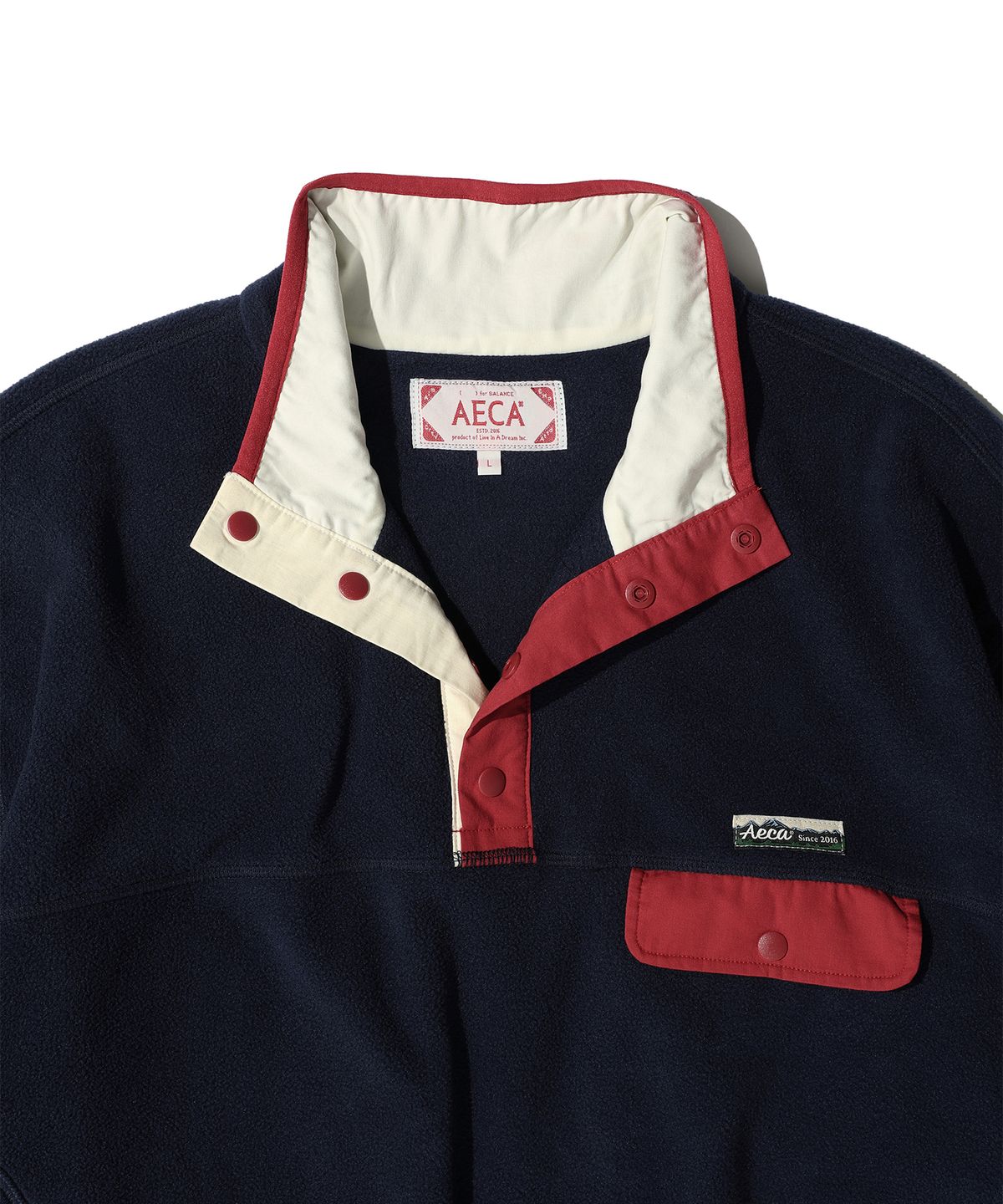 에이카화이트(AECA) EVERYDAY AECA FLEECE HALF ZIP UP (5color)