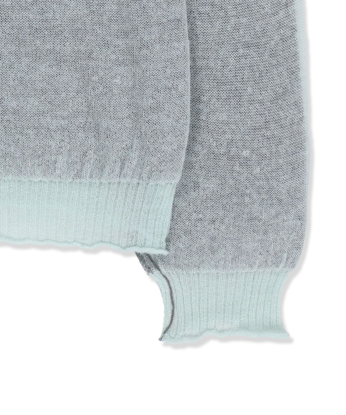 마뗑킴(MATIN KIM) MATIN DUAL TONE KNIT PULLOVER IN MINT
