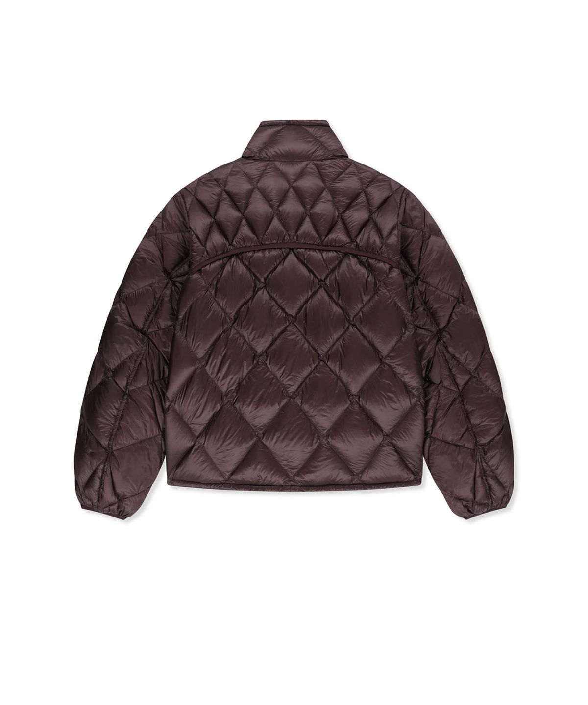 마뗑킴(MATIN KIM) MIX QUILTED LIGHT DOWN JUMPER IN PURPLE