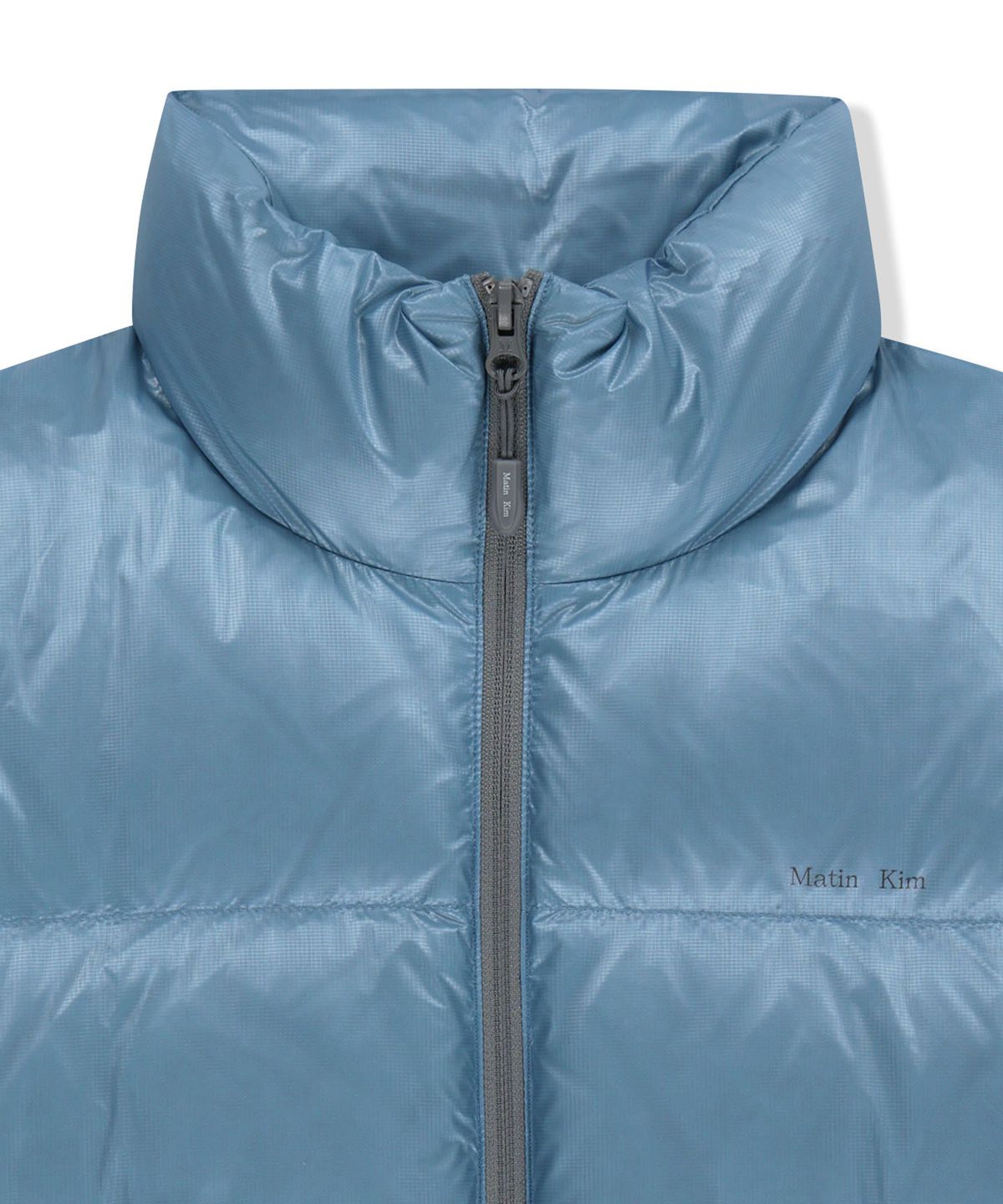 마뗑킴(MATIN KIM) ICON LOGO DOWN JUMPER IN LIGHT BLUE