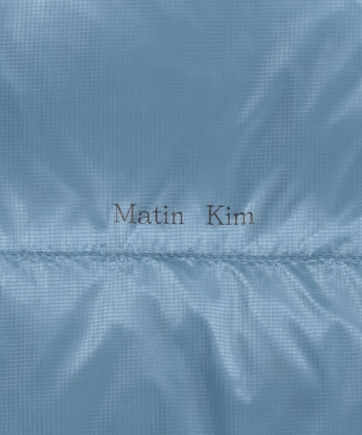 마뗑킴(MATIN KIM) ICON LOGO DOWN JUMPER IN LIGHT BLUE