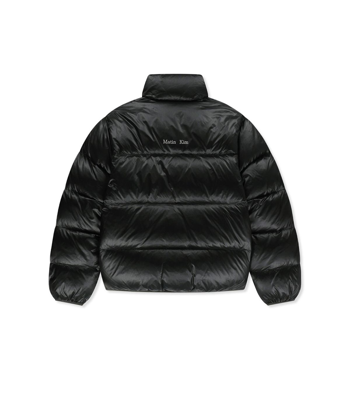 마뗑킴(MATIN KIM) ICON LOGO DOWN JUMPER IN BLACK