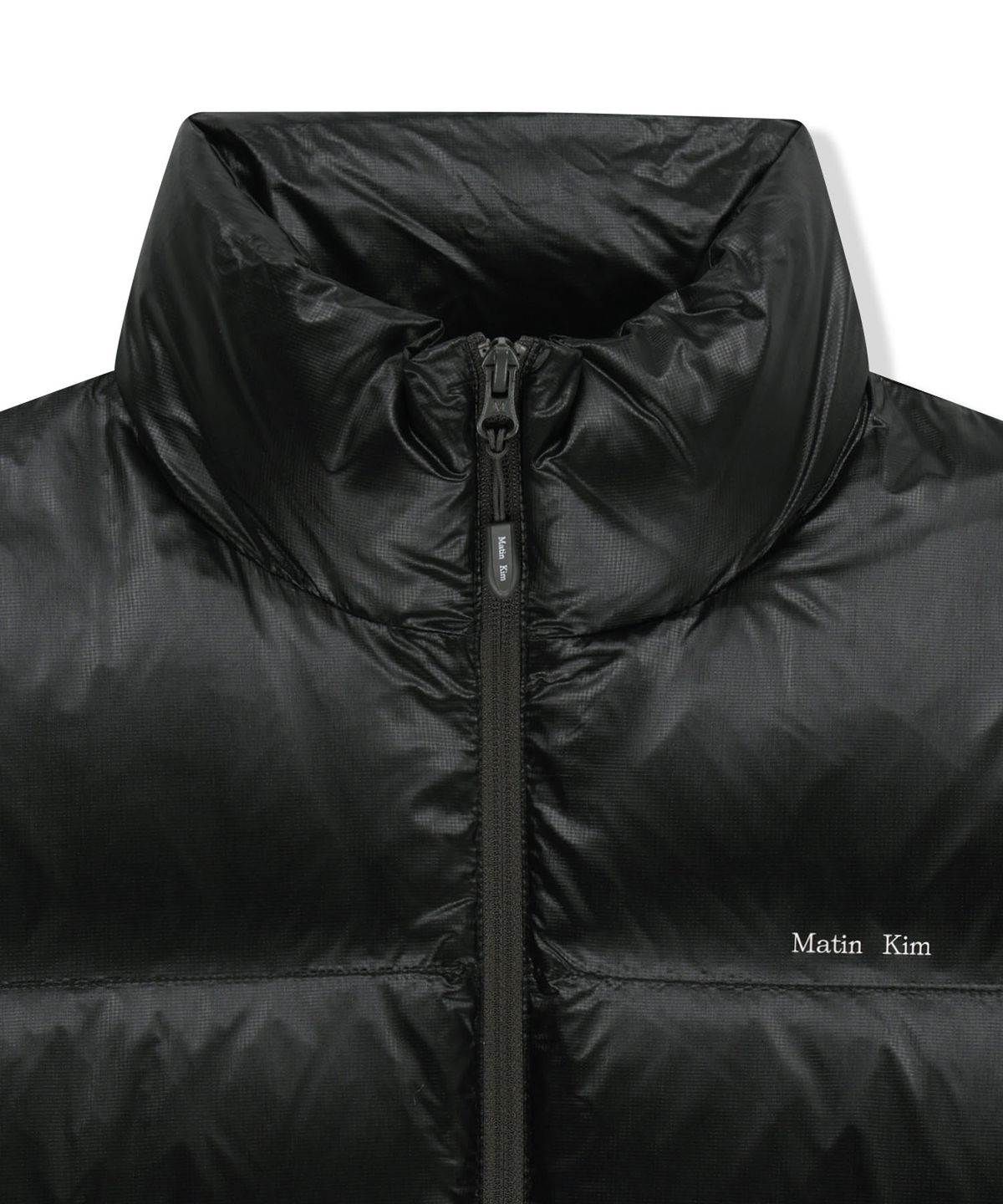 마뗑킴(MATIN KIM) ICON LOGO DOWN JUMPER IN BLACK