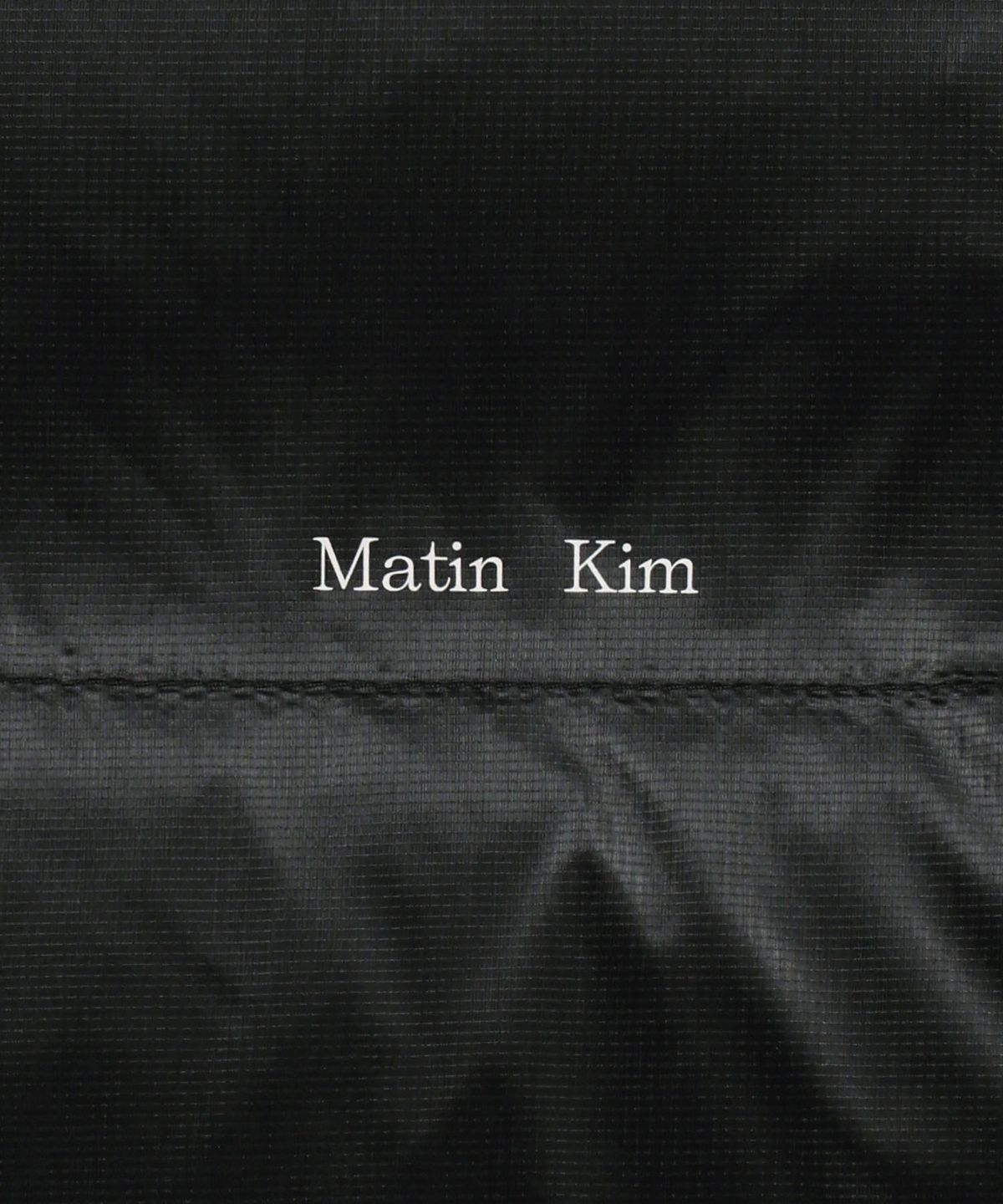 마뗑킴(MATIN KIM) ICON LOGO DOWN JUMPER IN BLACK