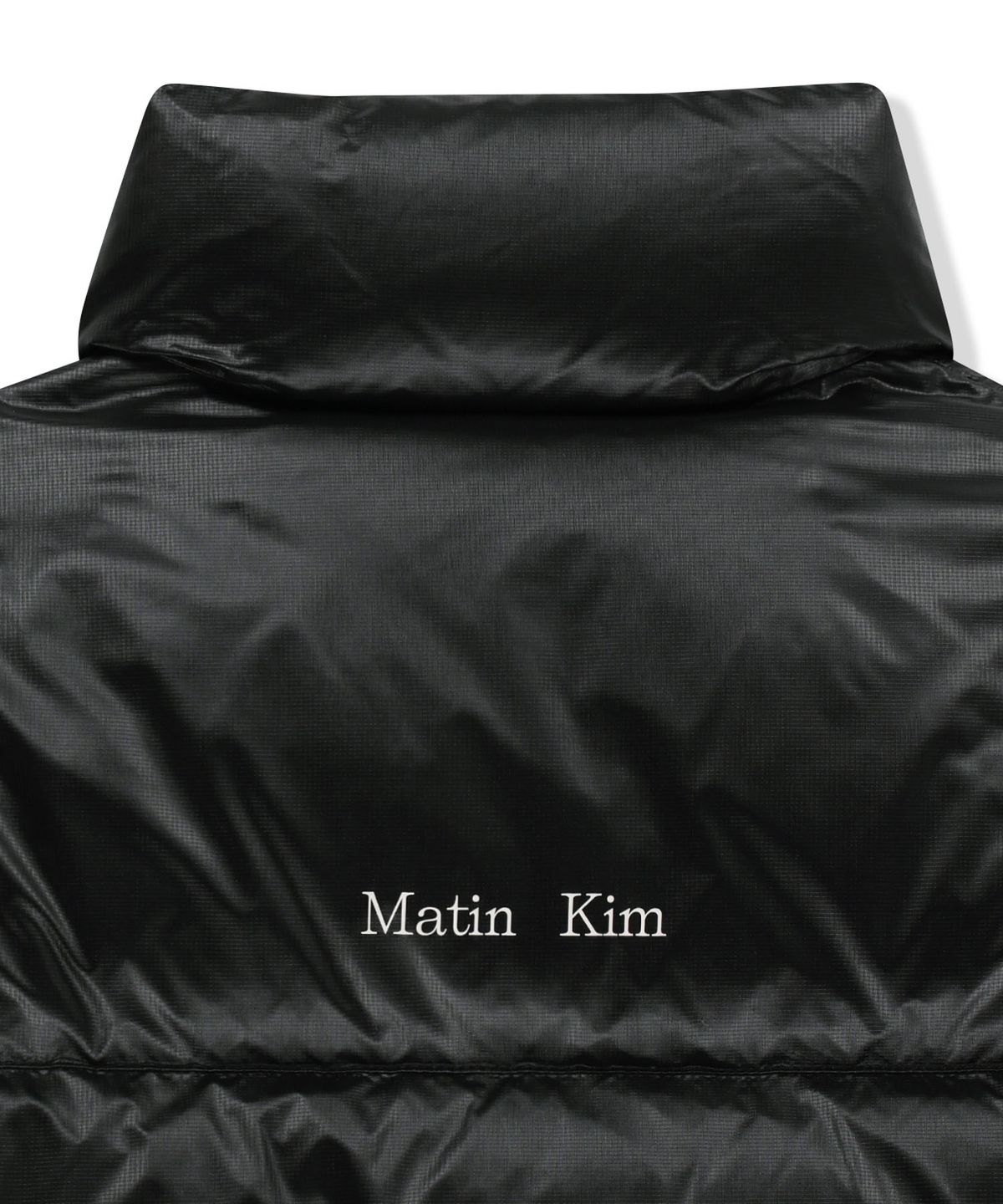 마뗑킴(MATIN KIM) ICON LOGO DOWN JUMPER IN BLACK