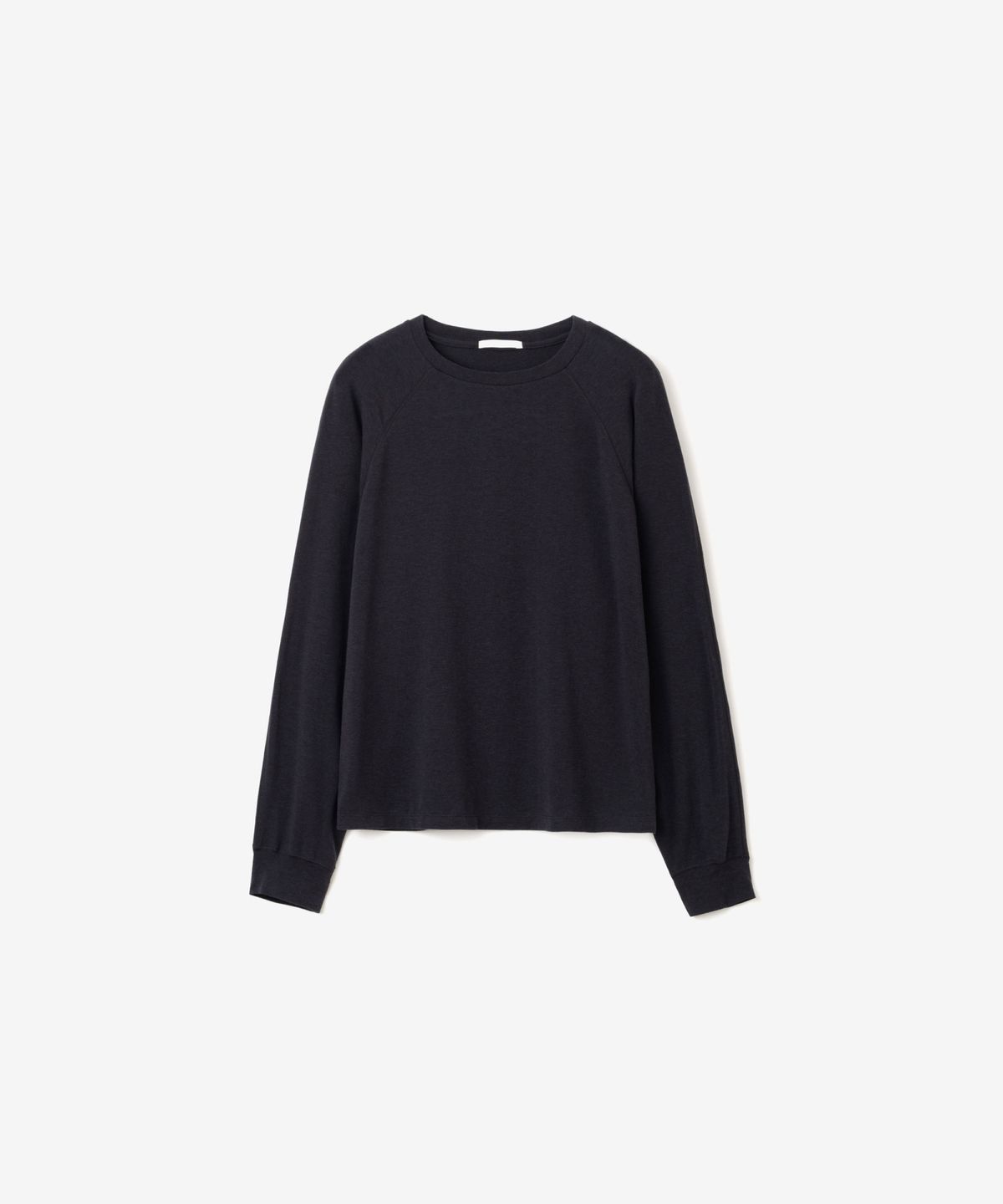 이어닝(YEARNING) RAGLAN GATHER LONG SLEEVE, CHARCOAL
