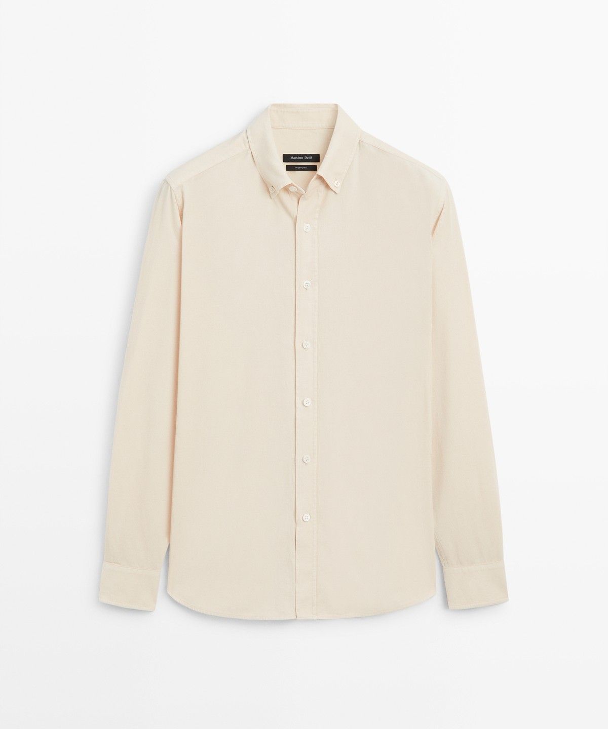 마시모두띠(MASSIMO DUTTI) 레귤러 핏 니들코드 셔츠