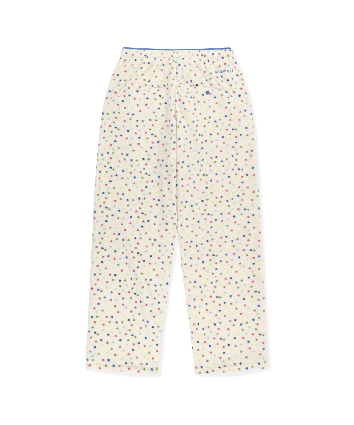 썬러브투어(SUNLOVETOUR) Phase Fleece Pants Ivory Dot