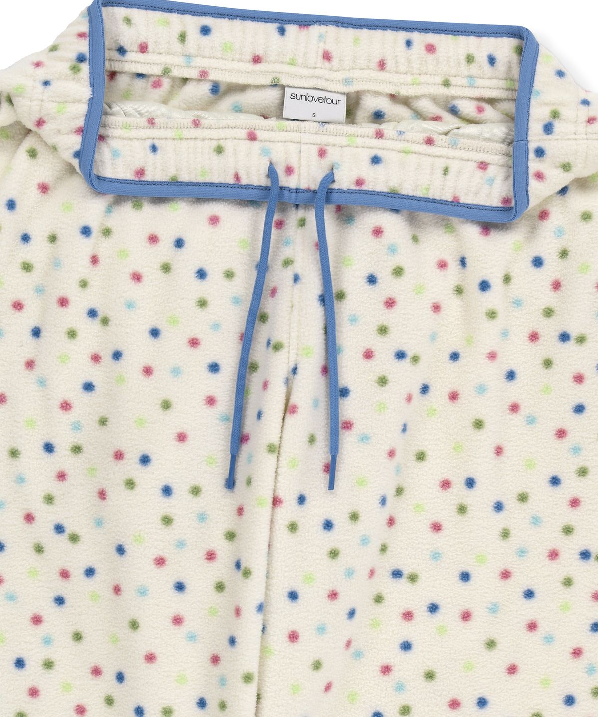 썬러브투어(SUNLOVETOUR) Phase Fleece Pants Ivory Dot