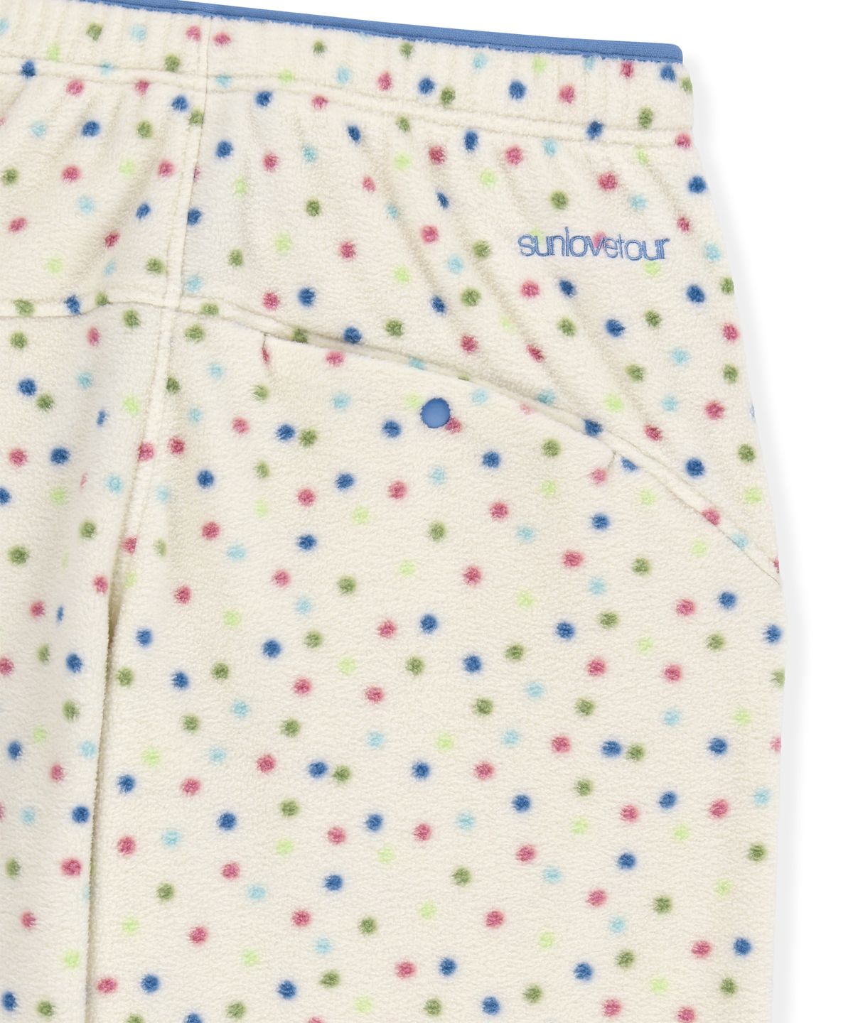 썬러브투어(SUNLOVETOUR) Phase Fleece Pants Ivory Dot