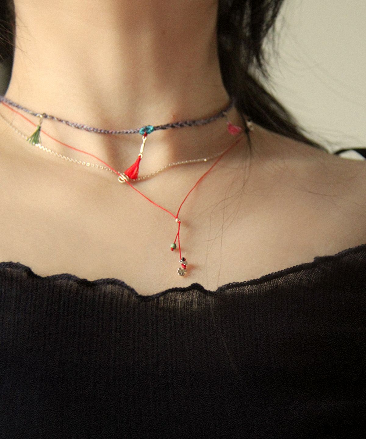 최창남메이드(CCNMADE) Plumeria Flower Necklace 플루메리아 꽃 목걸이