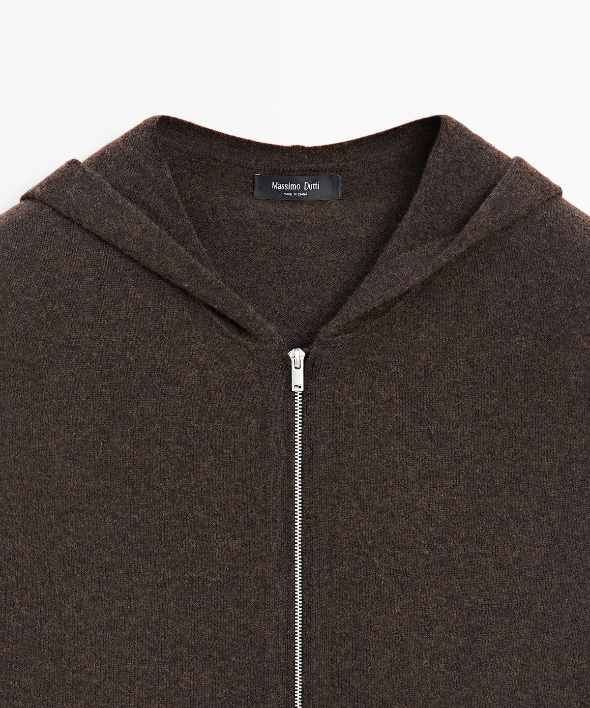 마시모두띠(MASSIMO DUTTI) 울 니트 후드 가디건