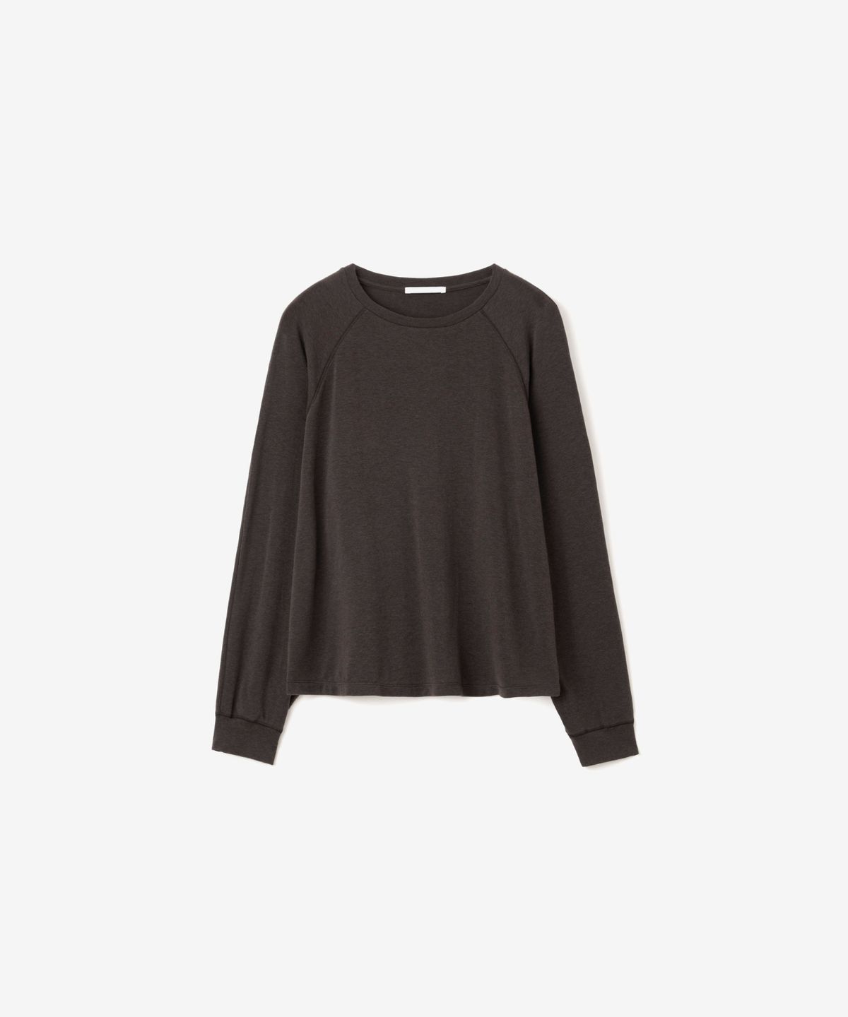 이어닝(YEARNING) RAGLAN GATHER LONG SLEEVE, BROWN